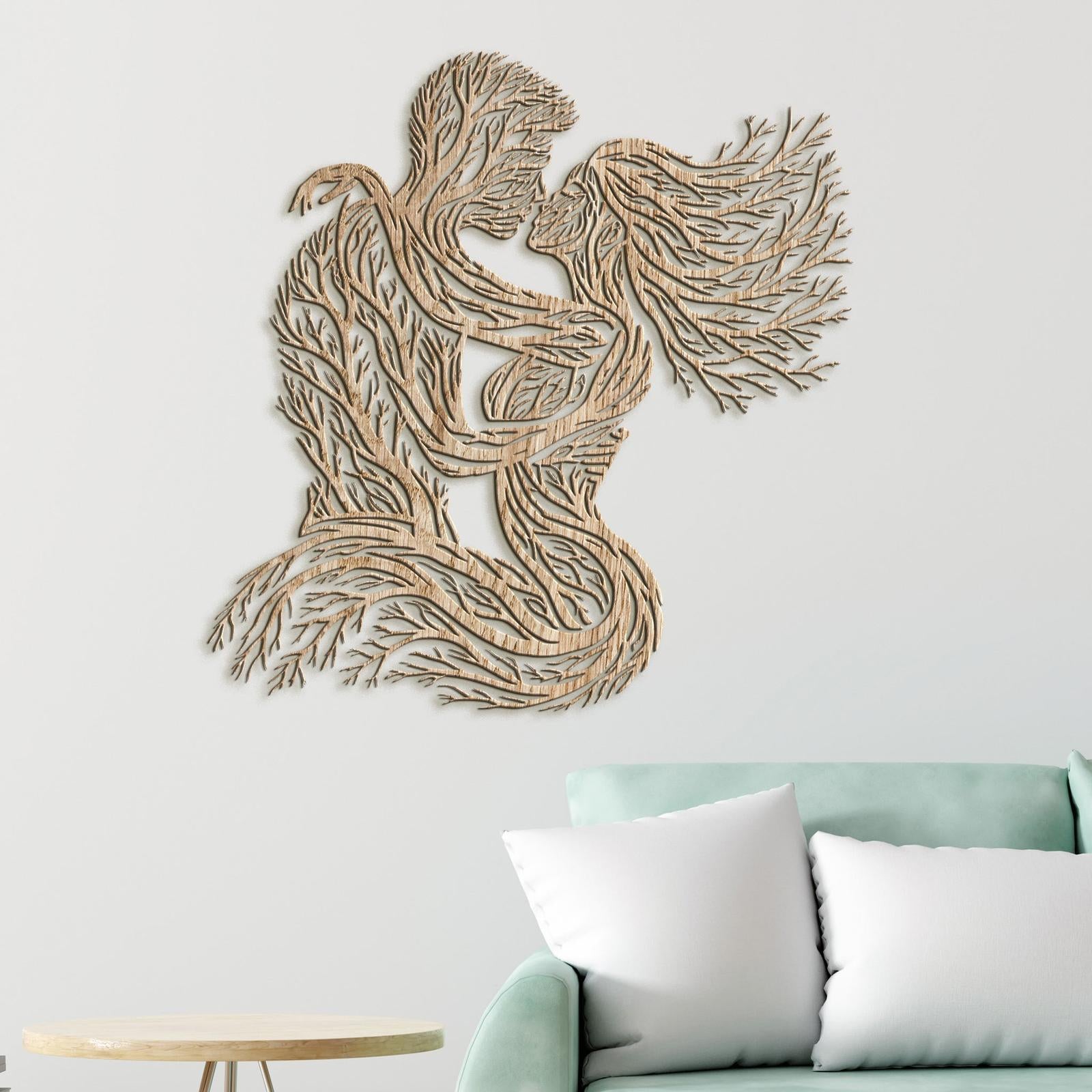 Dekoracia zamilovany par-DREVTEX