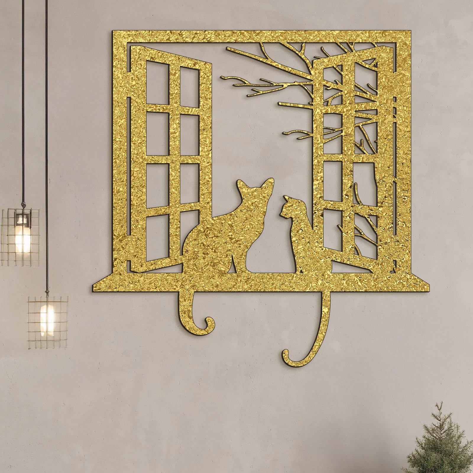 Drevena dekoracia macky-DREVTEX