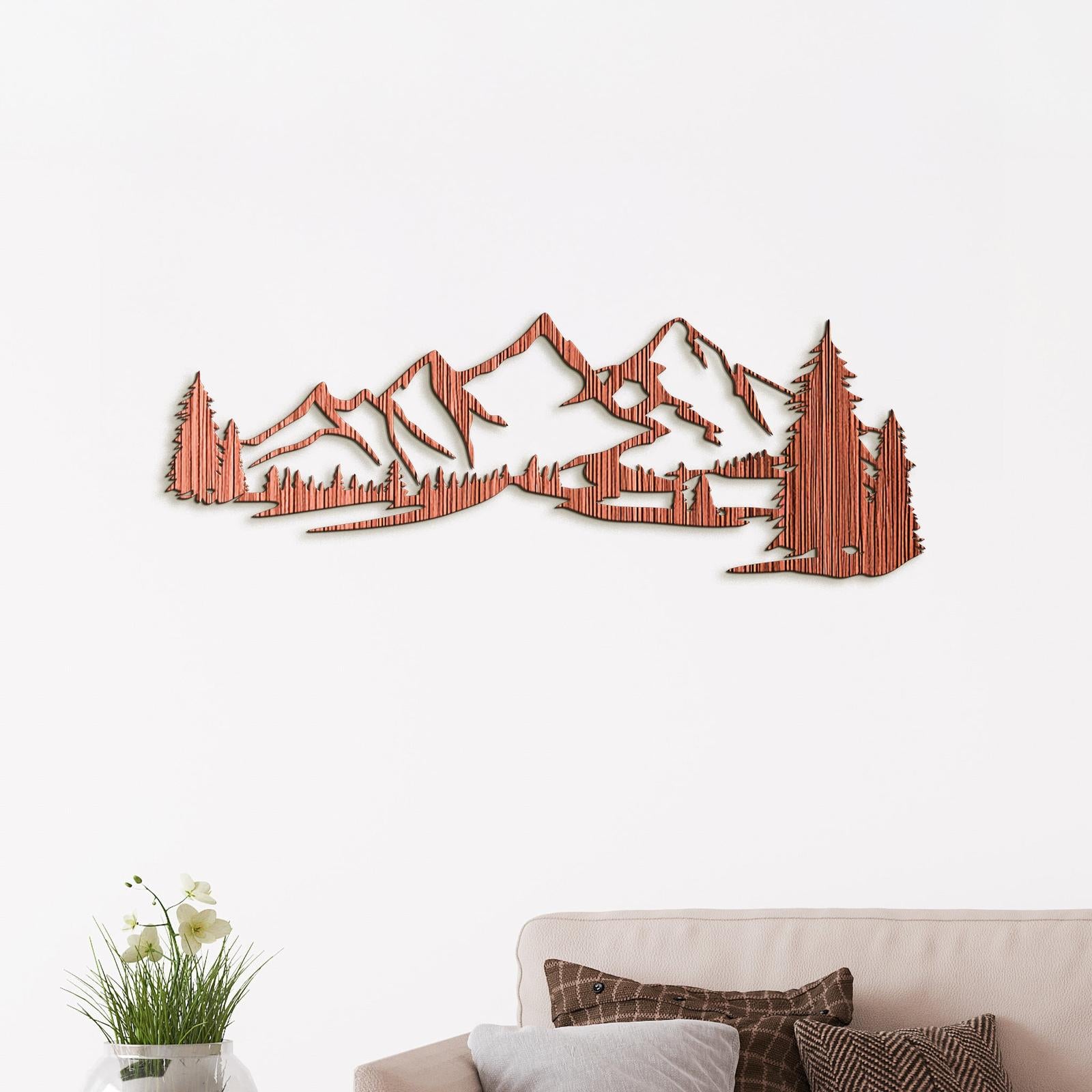 Drevená dekorácia na stenu HORY-DREVTEX