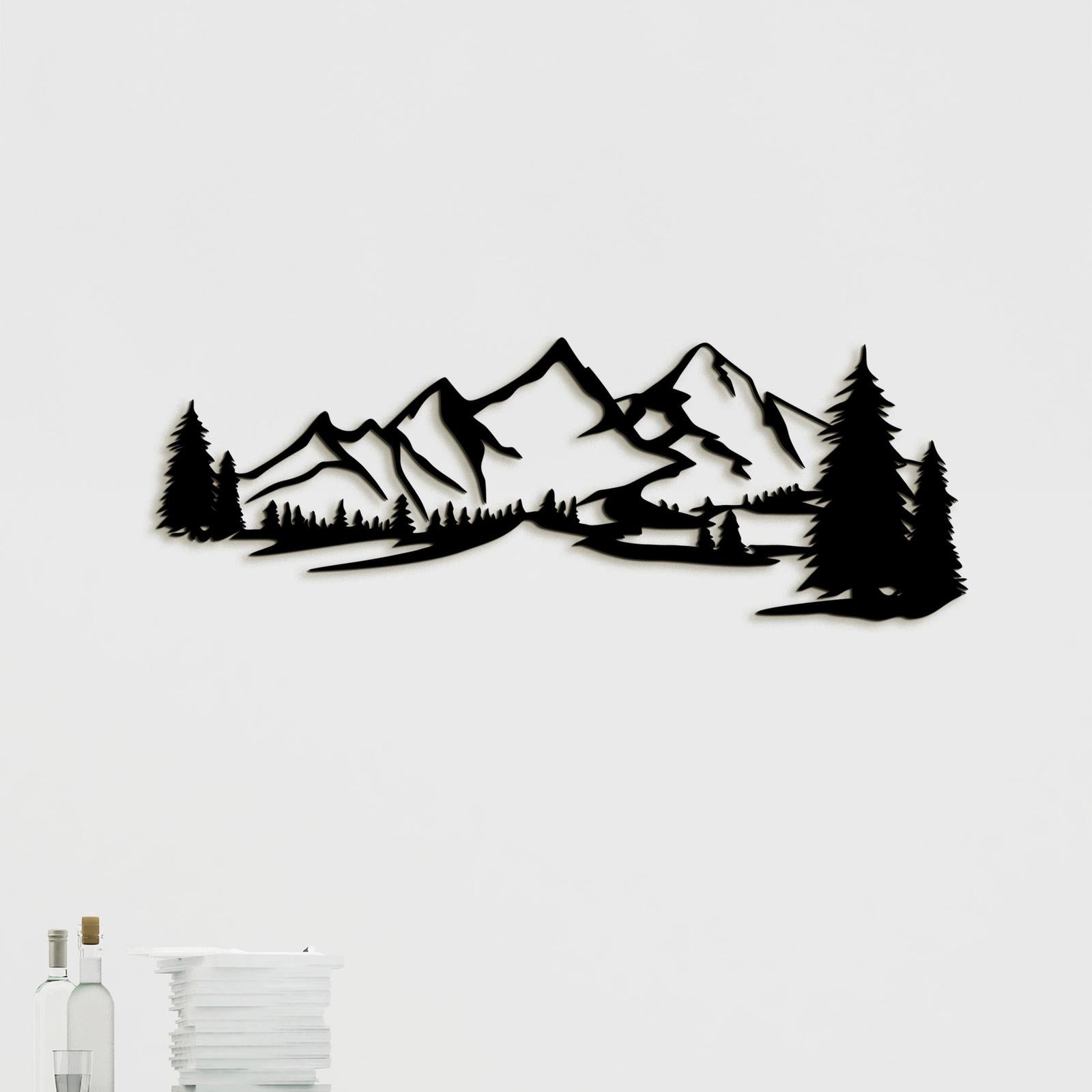 Drevená dekorácia na stenu HORY-DREVTEX