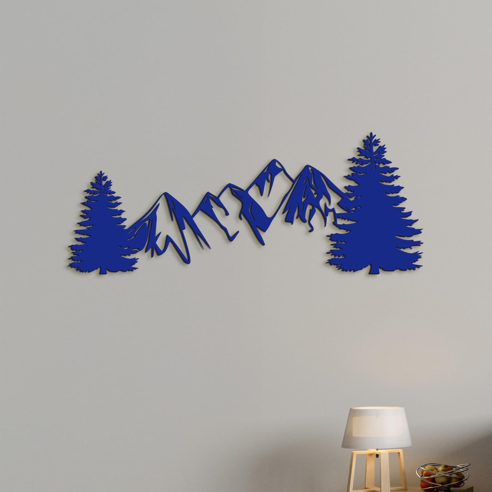 Drevená dekorácia na stenu MOUNTAINS-DREVTEX