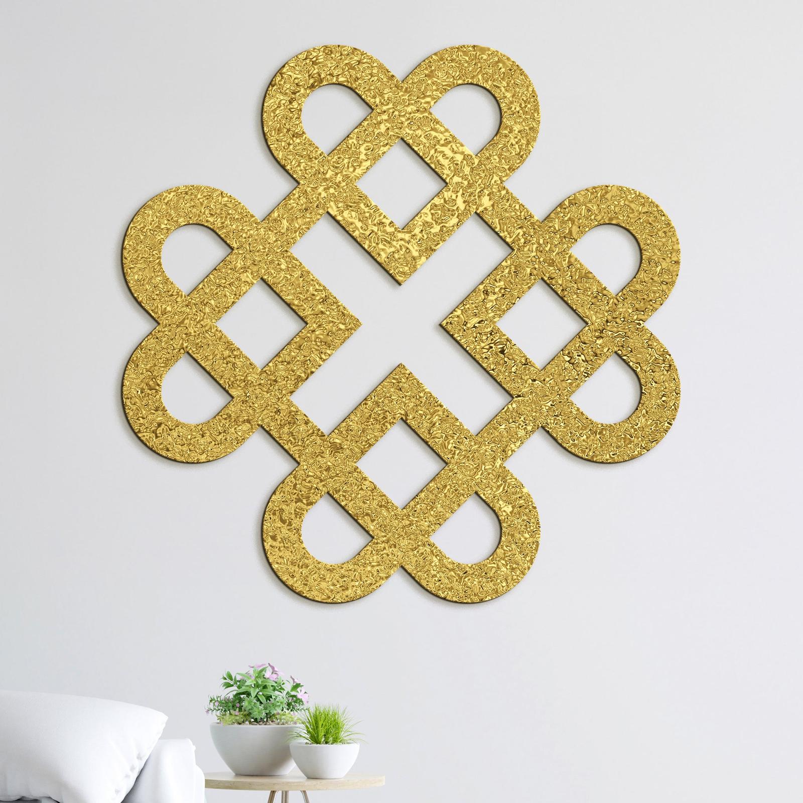 Drevená dekorácia Srdcia z keltského uzla-DREVTEX