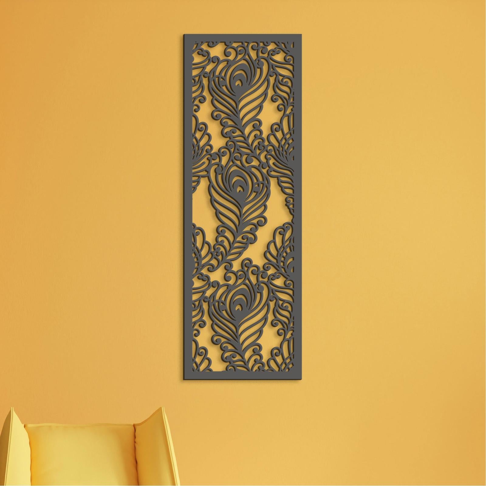 Drevená mandala Pávie perá-DREVTEX