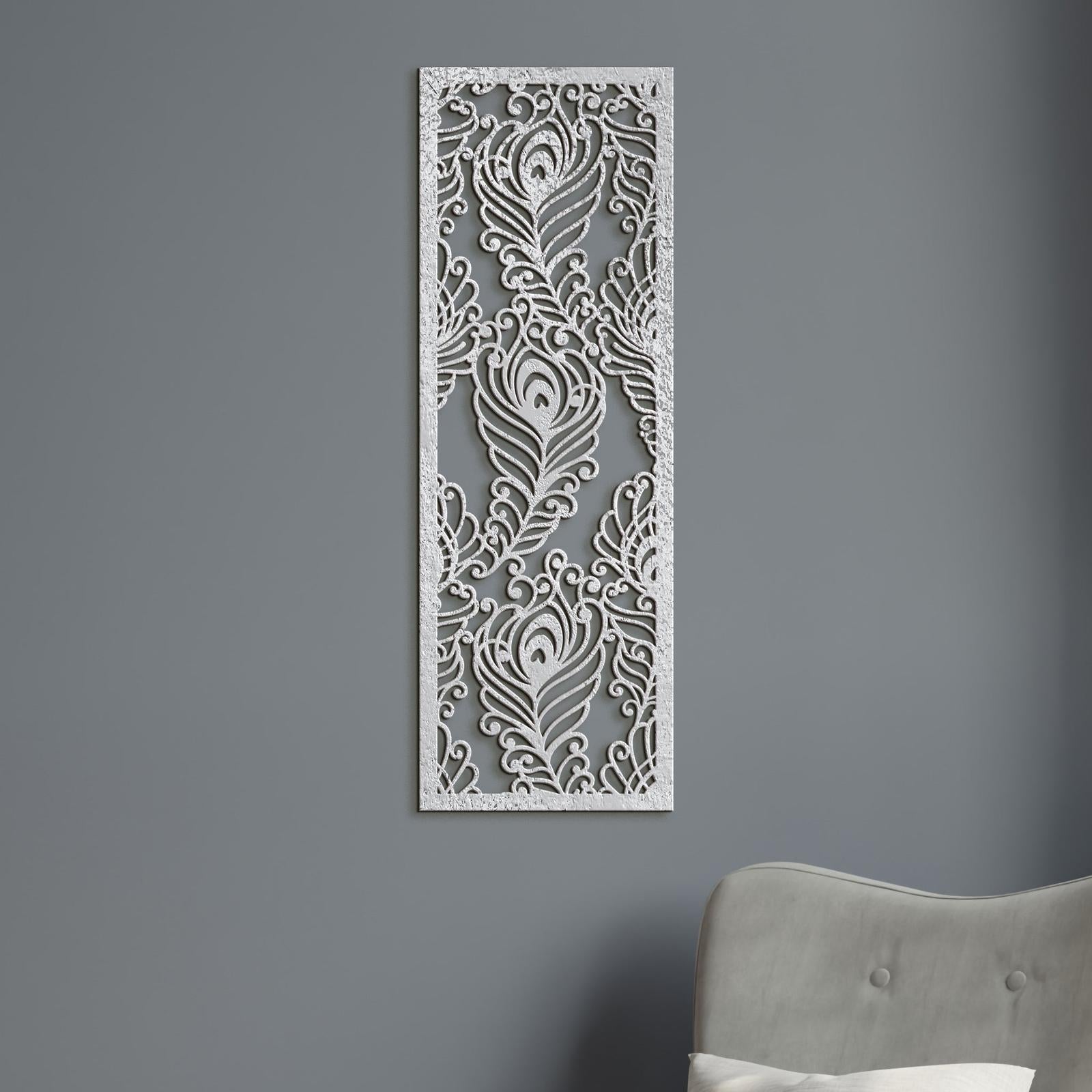 Drevená mandala Pávie perá-DREVTEX