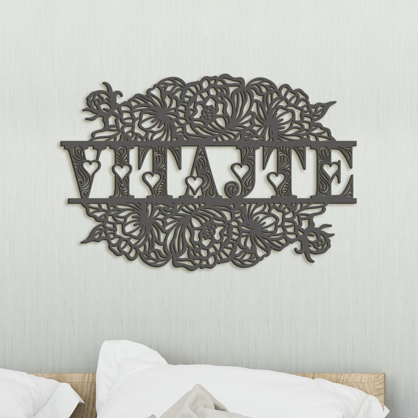 Drevený nápis VITAJTE-DREVTEX