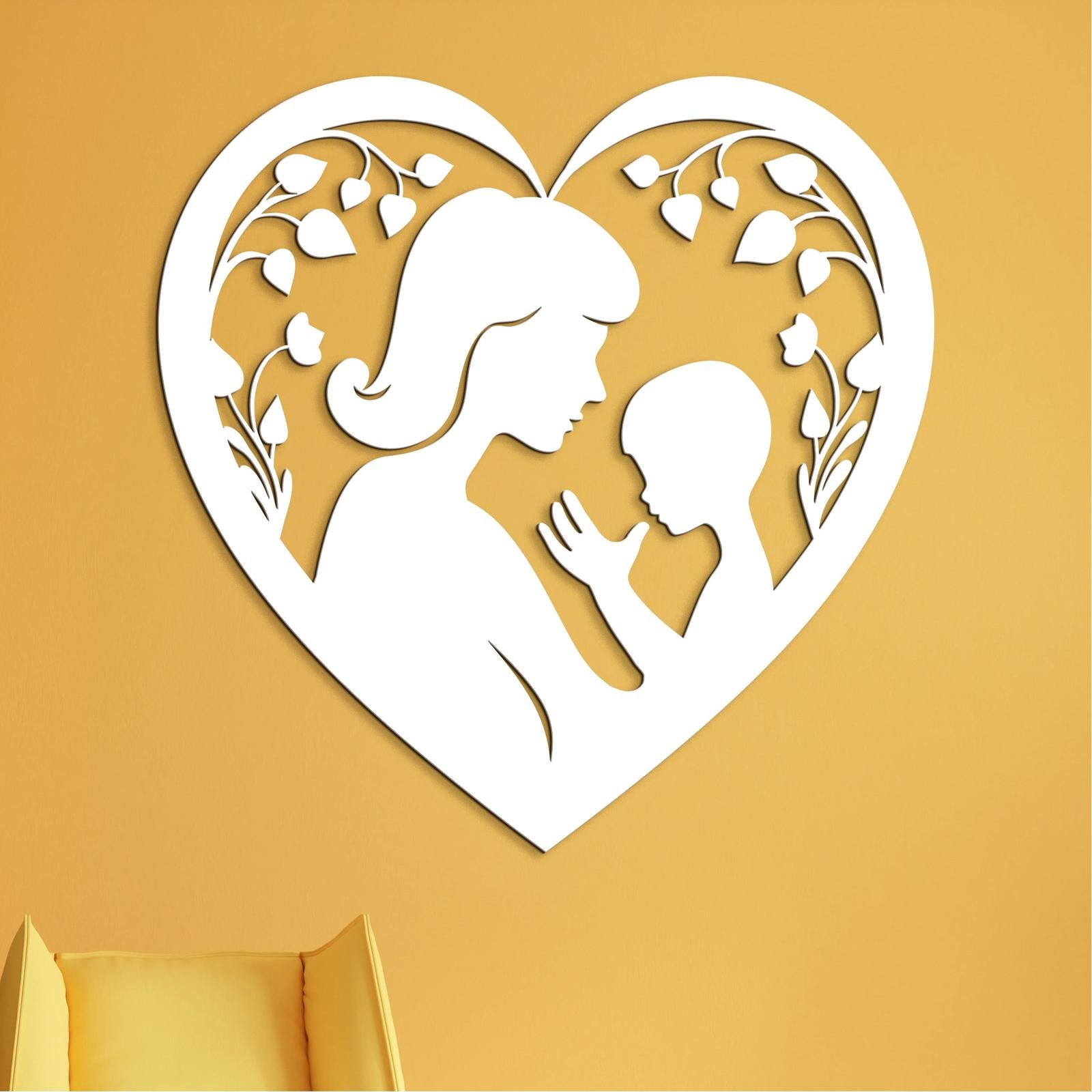 Drevený obraz Matka s dieťaťom-DREVTEX