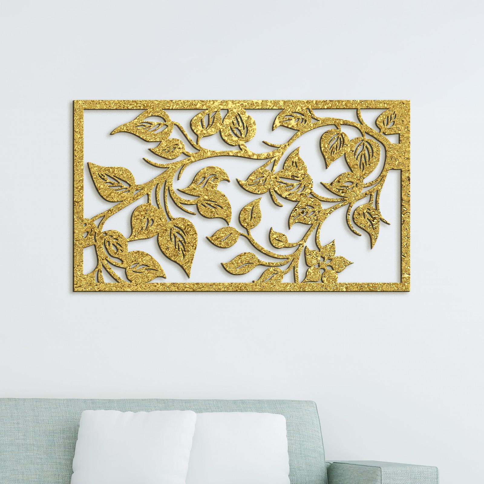 Drevený obraz na stenu Lístie-DREVTEX