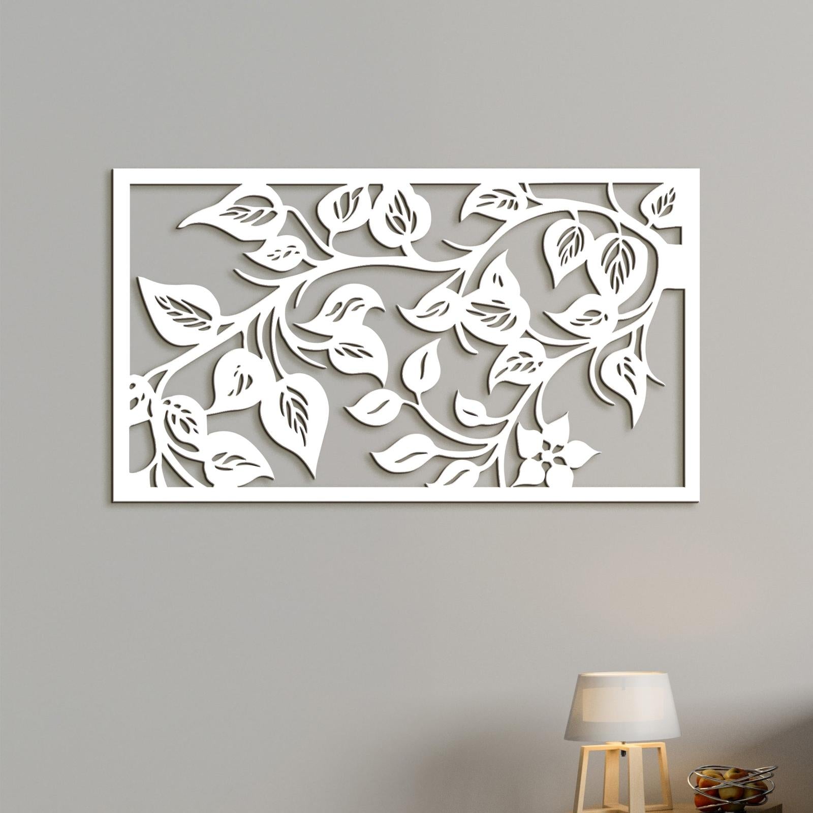 Drevený obraz na stenu Lístie-DREVTEX