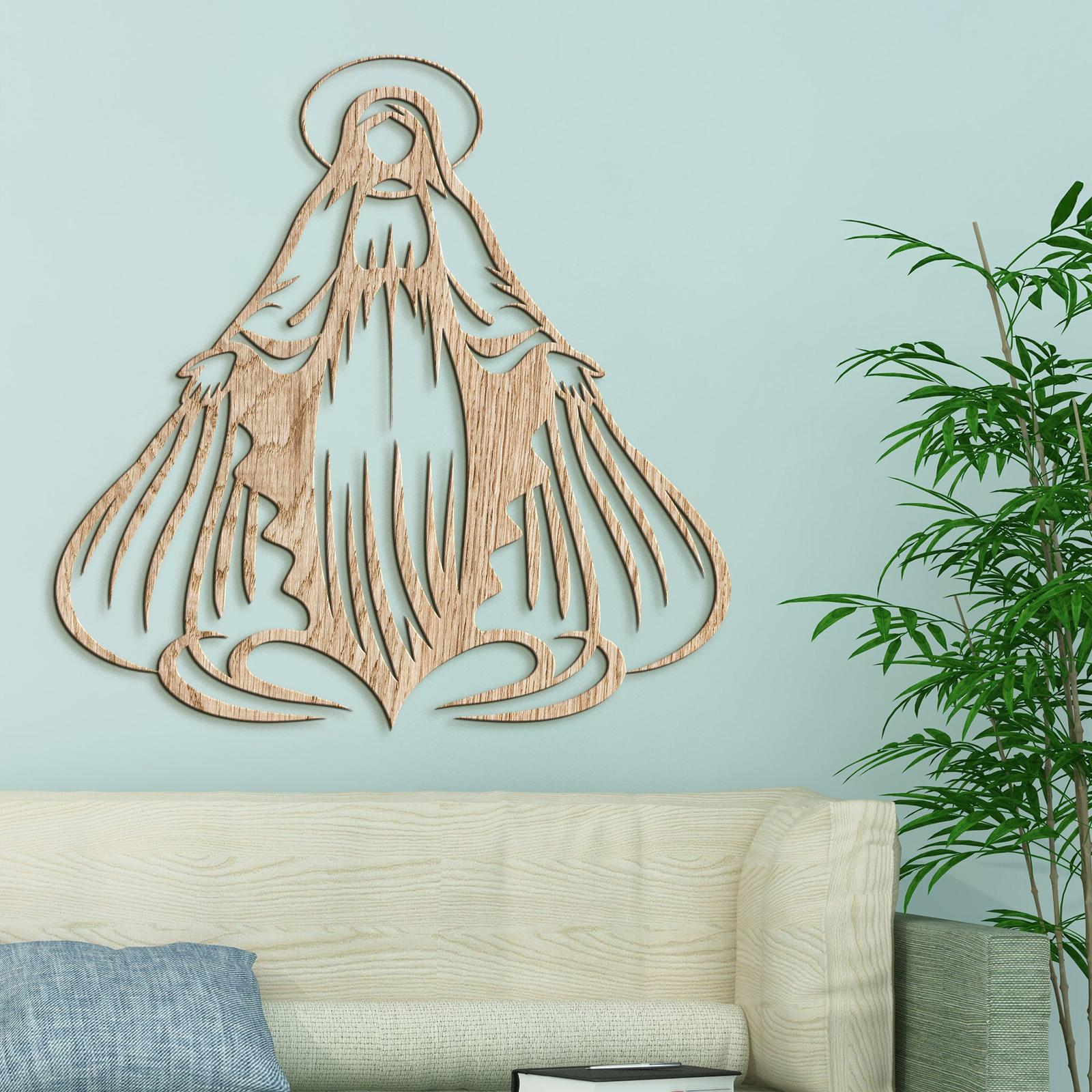 Drevený obraz Panna Mária-DREVTEX