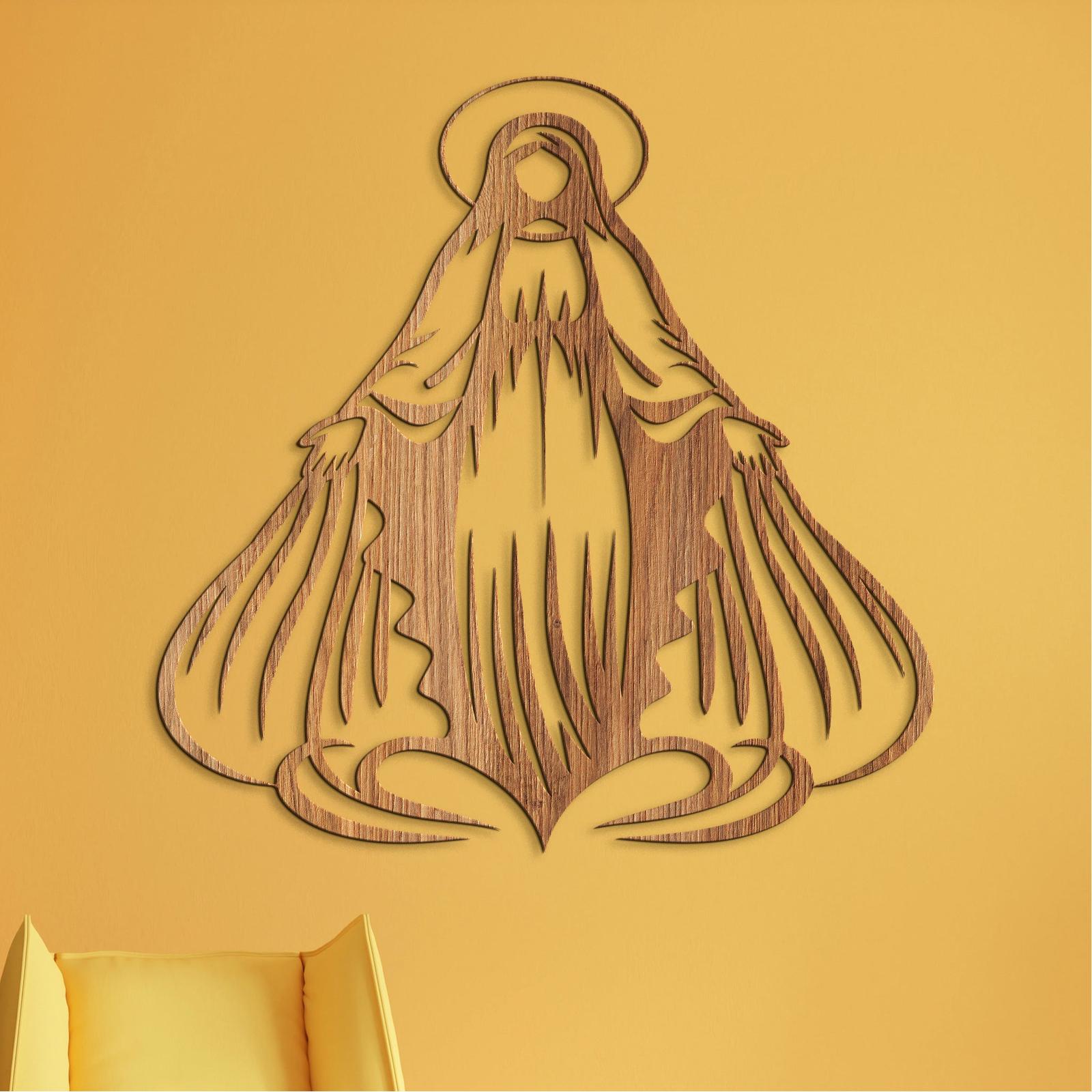 Drevený obraz Panna Mária-DREVTEX