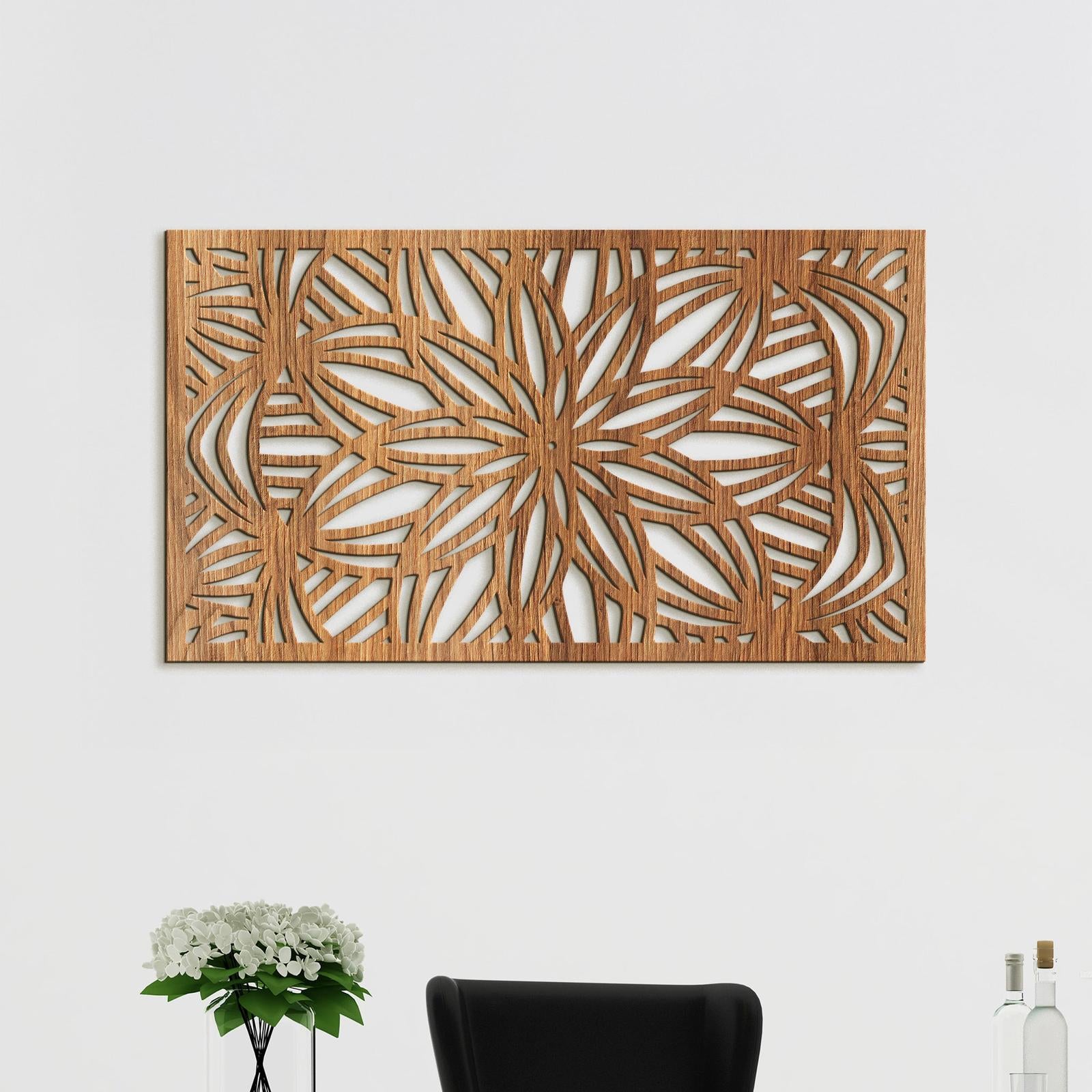 Luxusná drevena mandala LÁSKA-DREVTEX