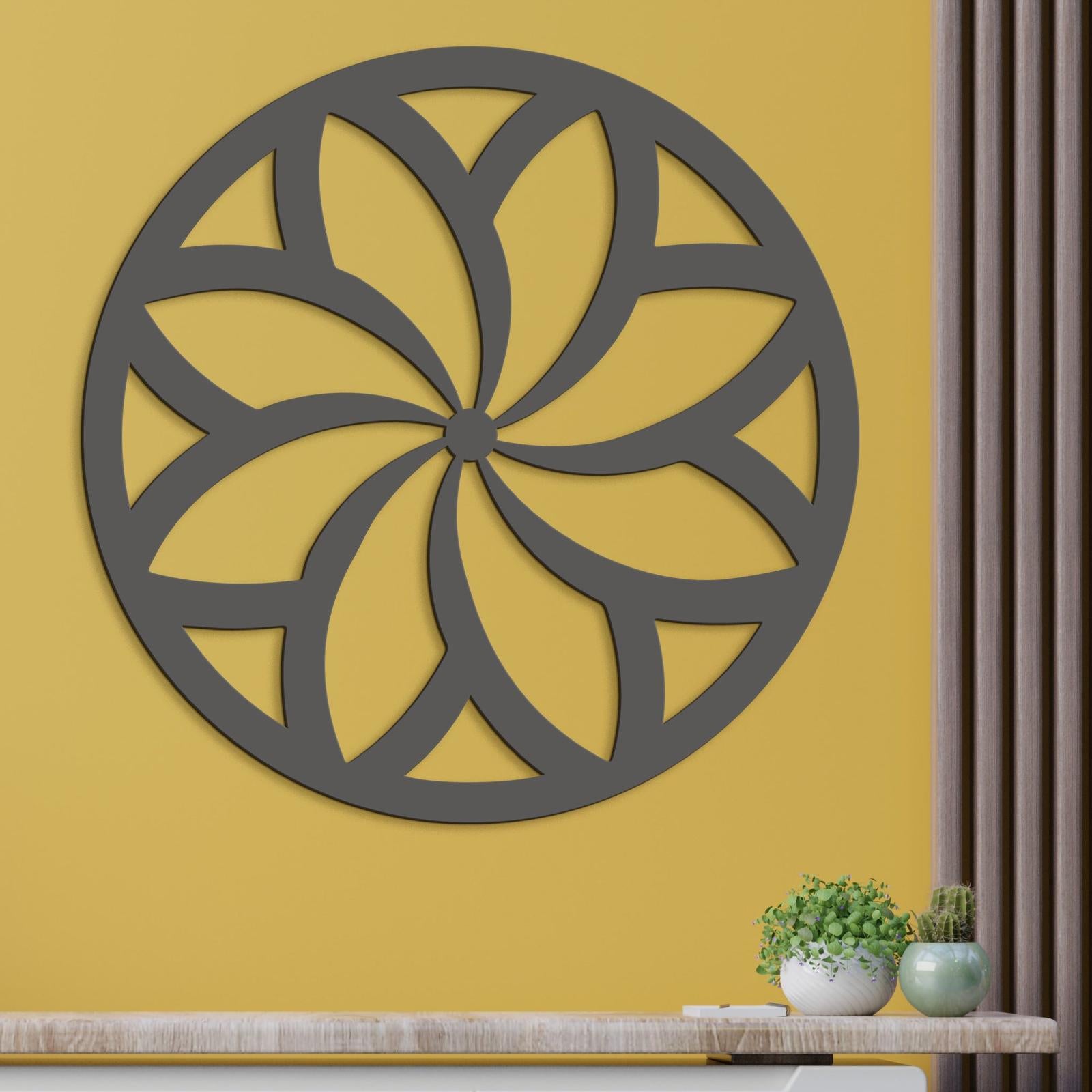 Mandala Slnecny kvet-DREVTEX