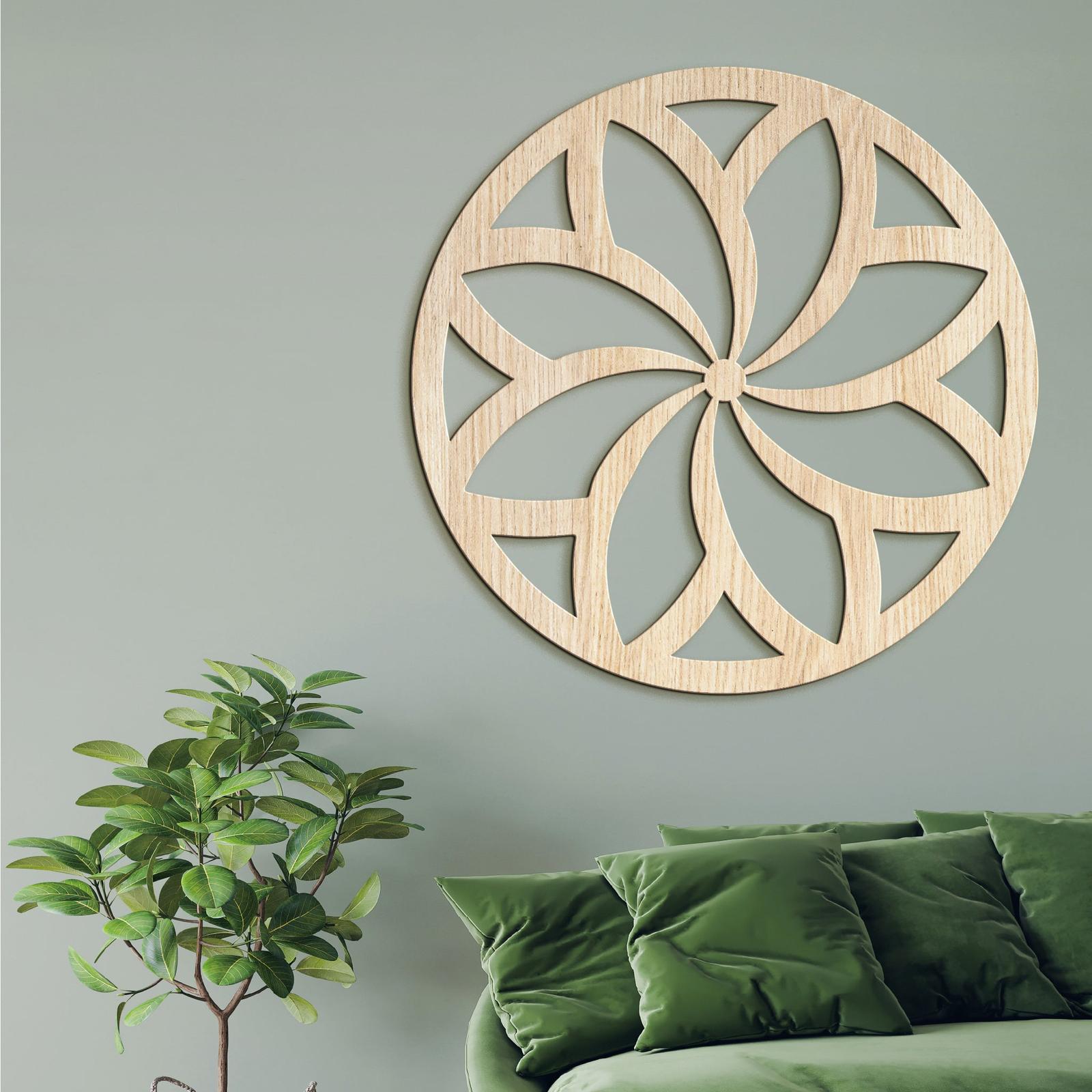 Mandala Slnecny kvet-DREVTEX