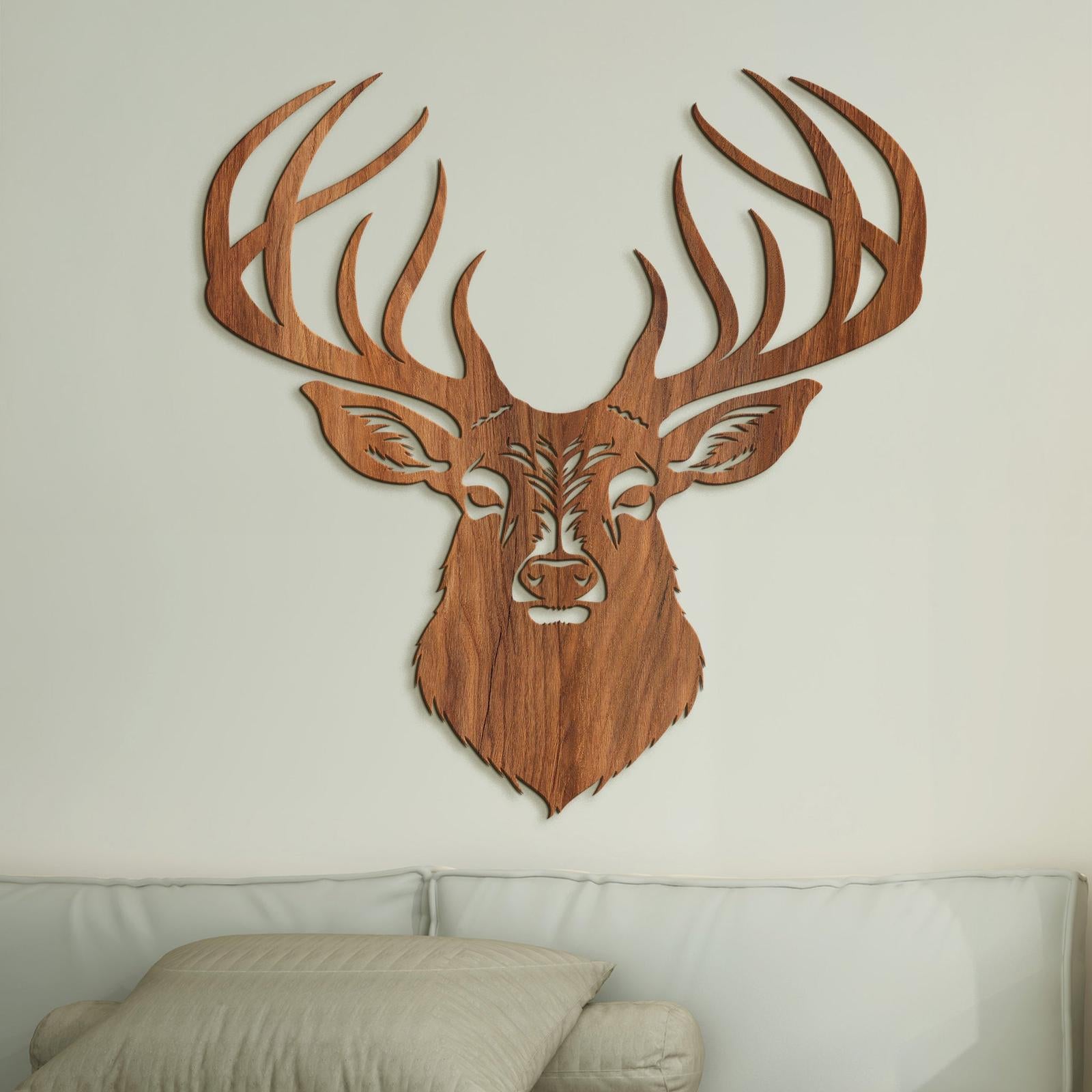 Drevený obraz Jeleň-DREVTEX