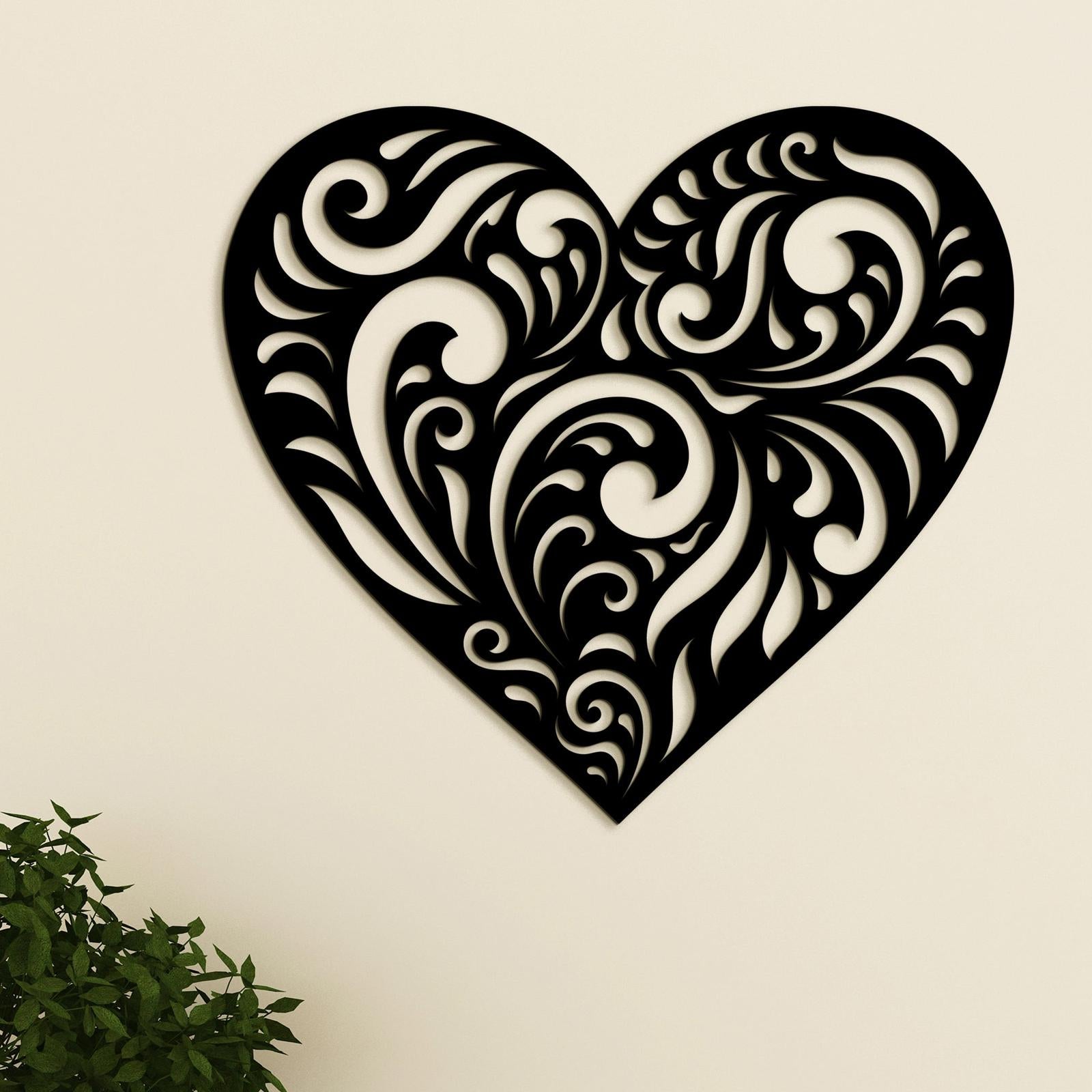 Drevený obraz na stenu Srdce SPIRIT-DREVTEX