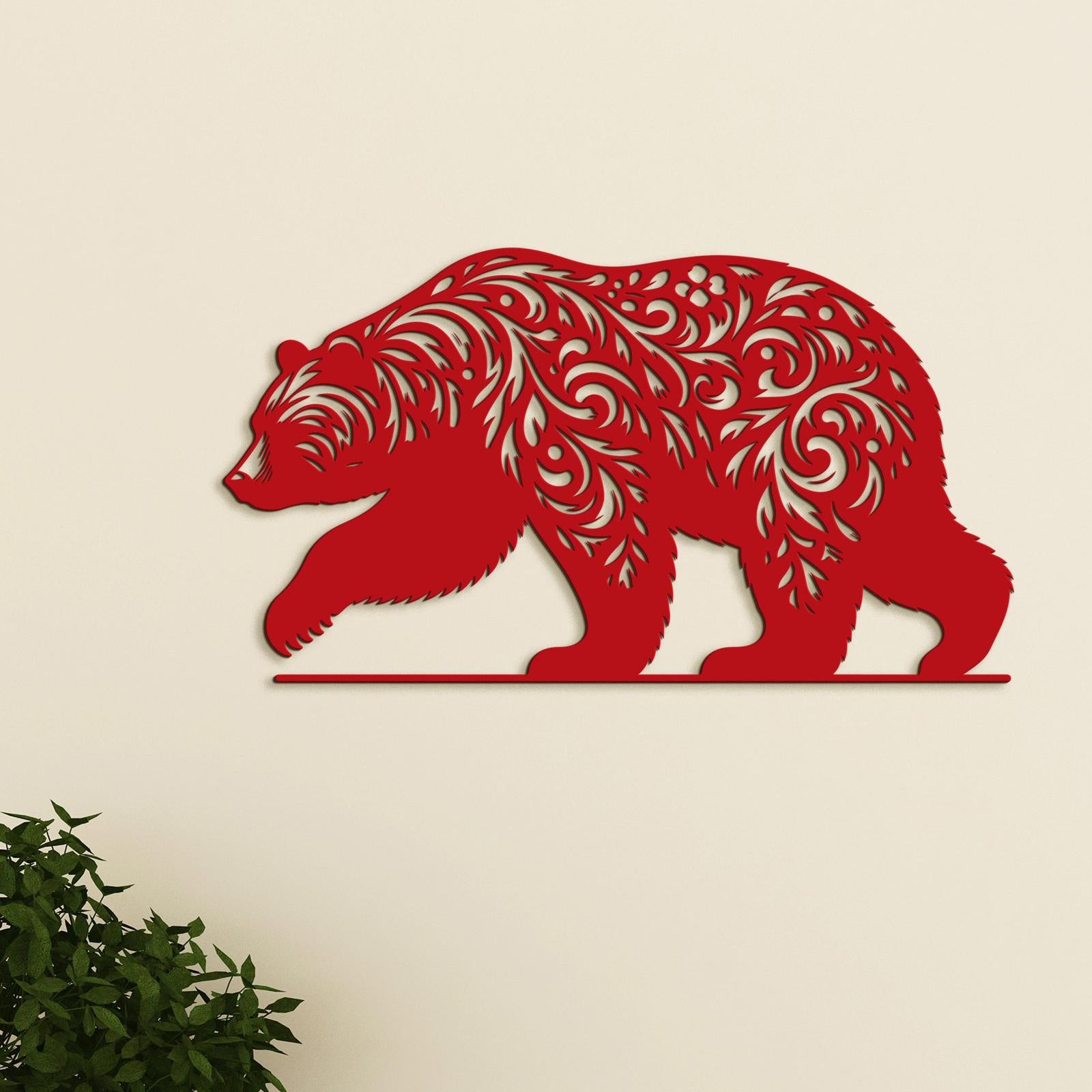 Drevený obraz Medveď-DREVTEX