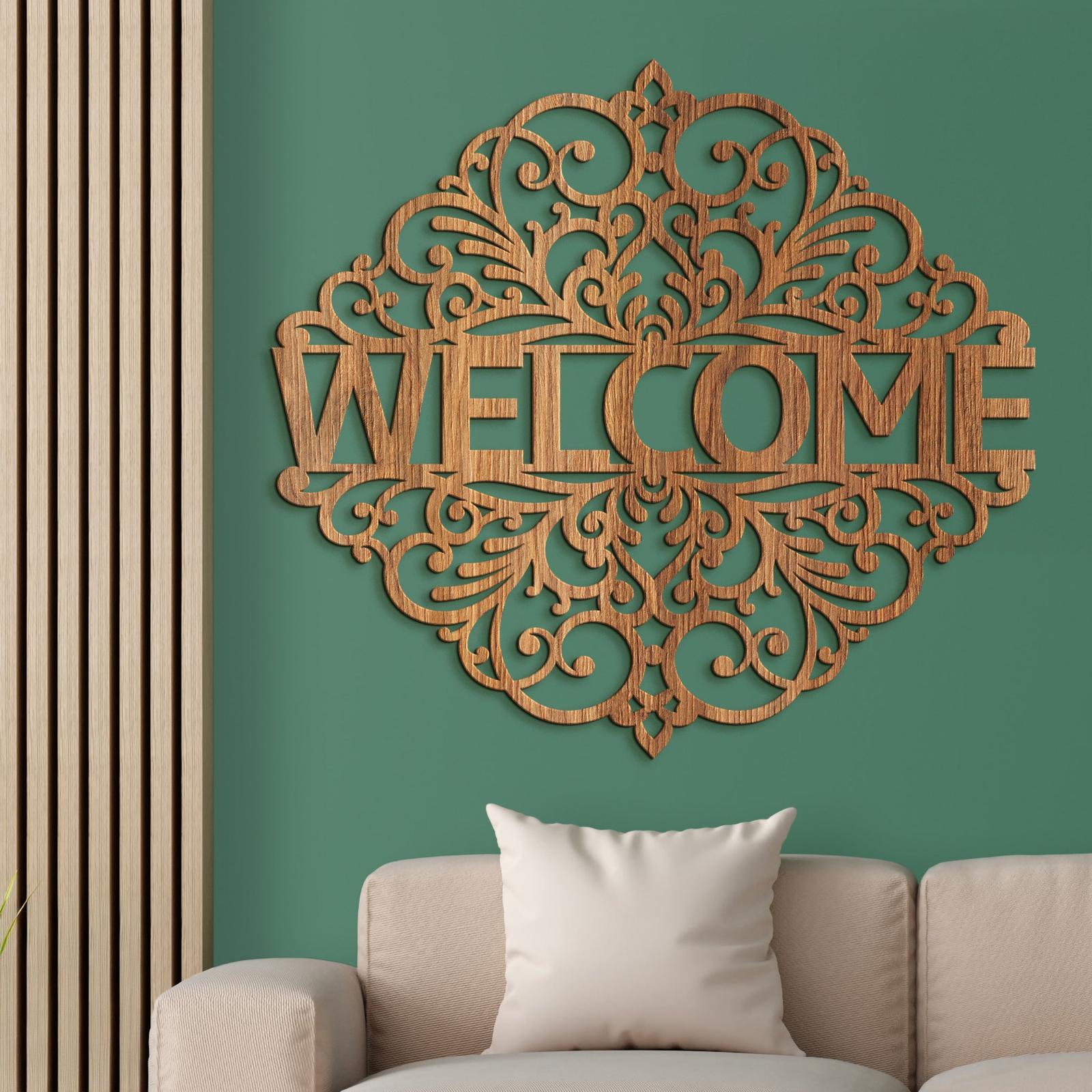 Drevený nápis WELCOME-DREVTEX