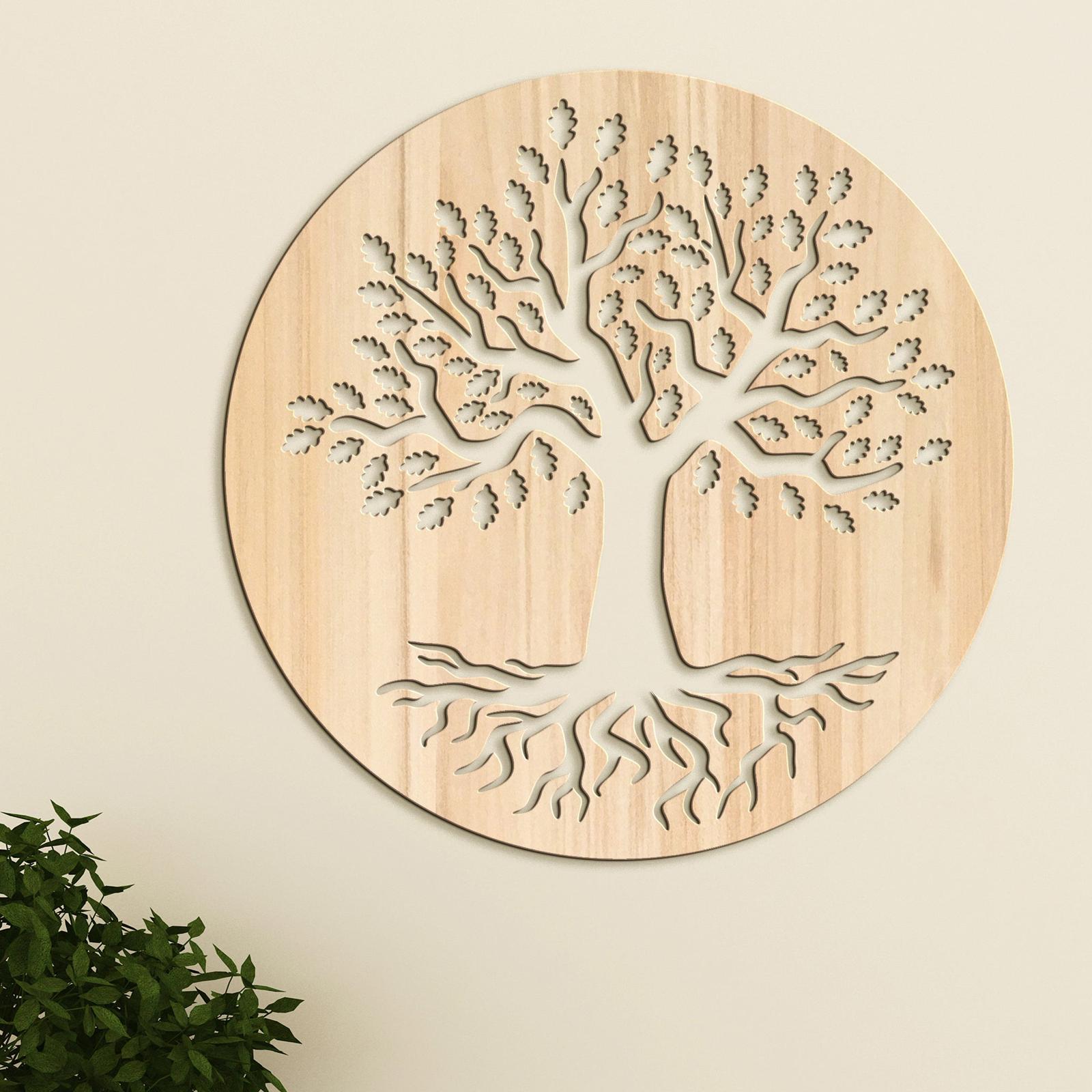 Drevený strom života Korene-DREVTEX