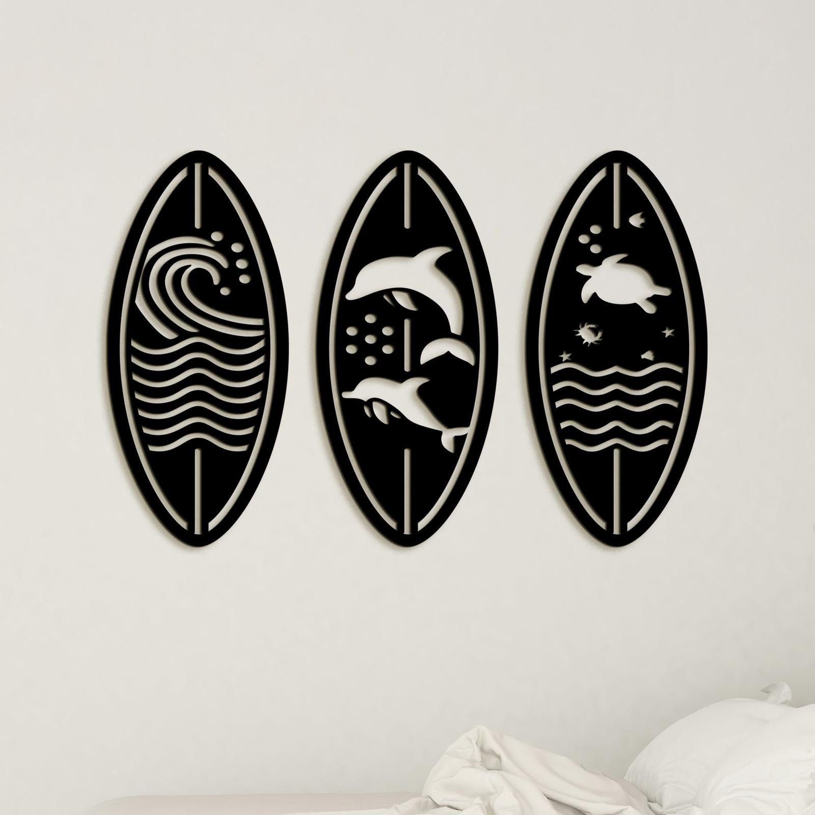 Trojdielny obraz SEA-DREVTEX