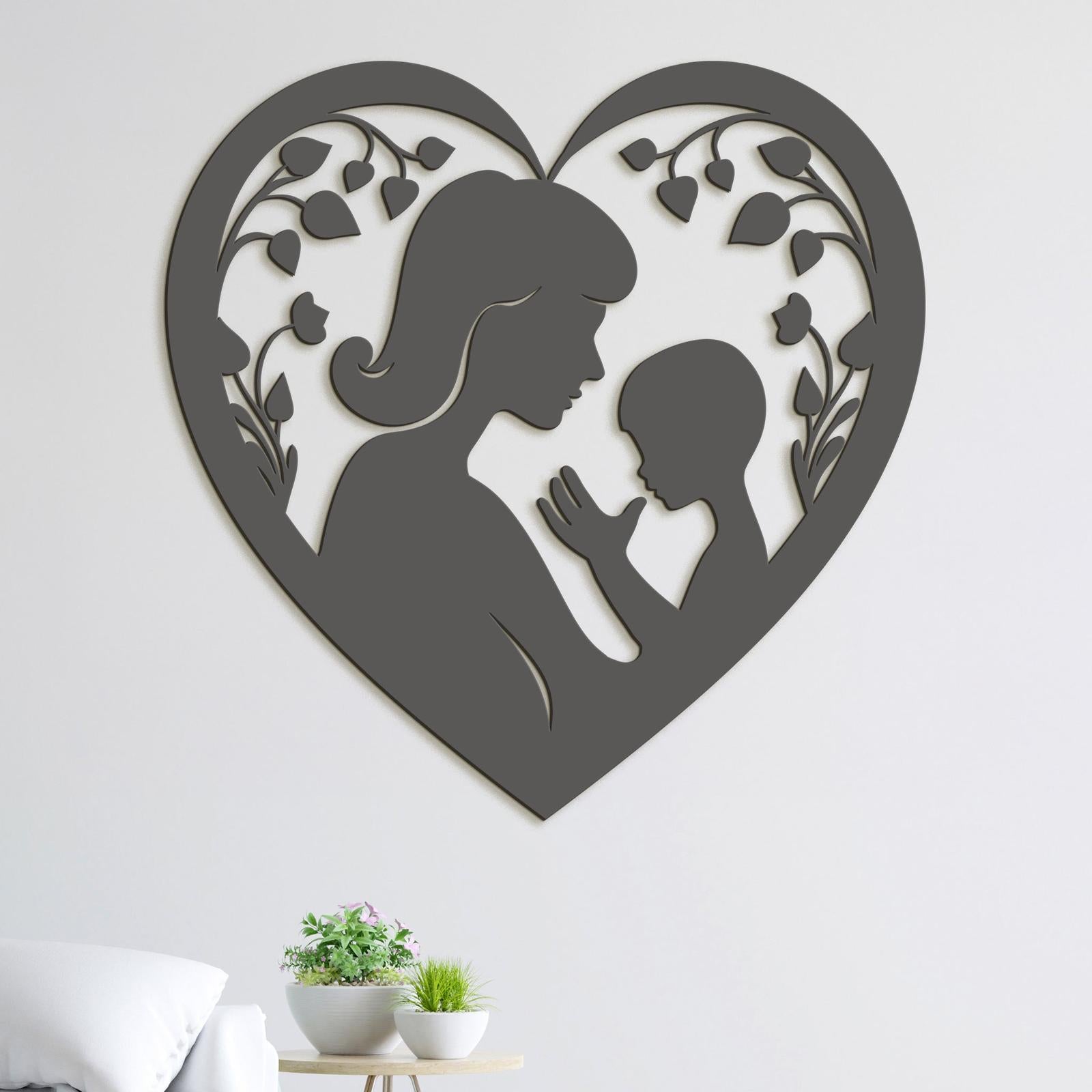 Drevený obraz Matka s dieťaťom-DREVTEX