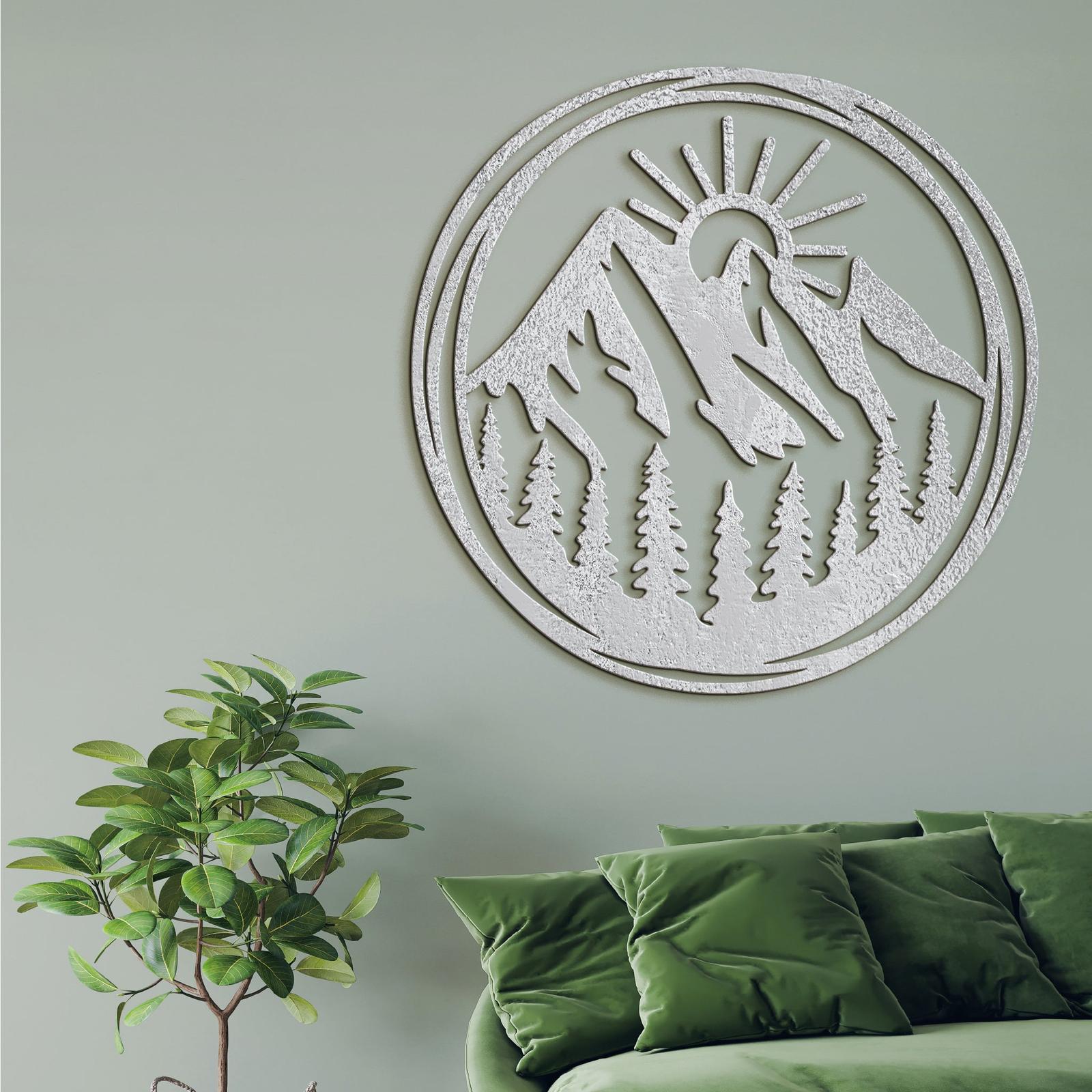 Dreveny obraz Vychadzajuce slnko-DREVTEX