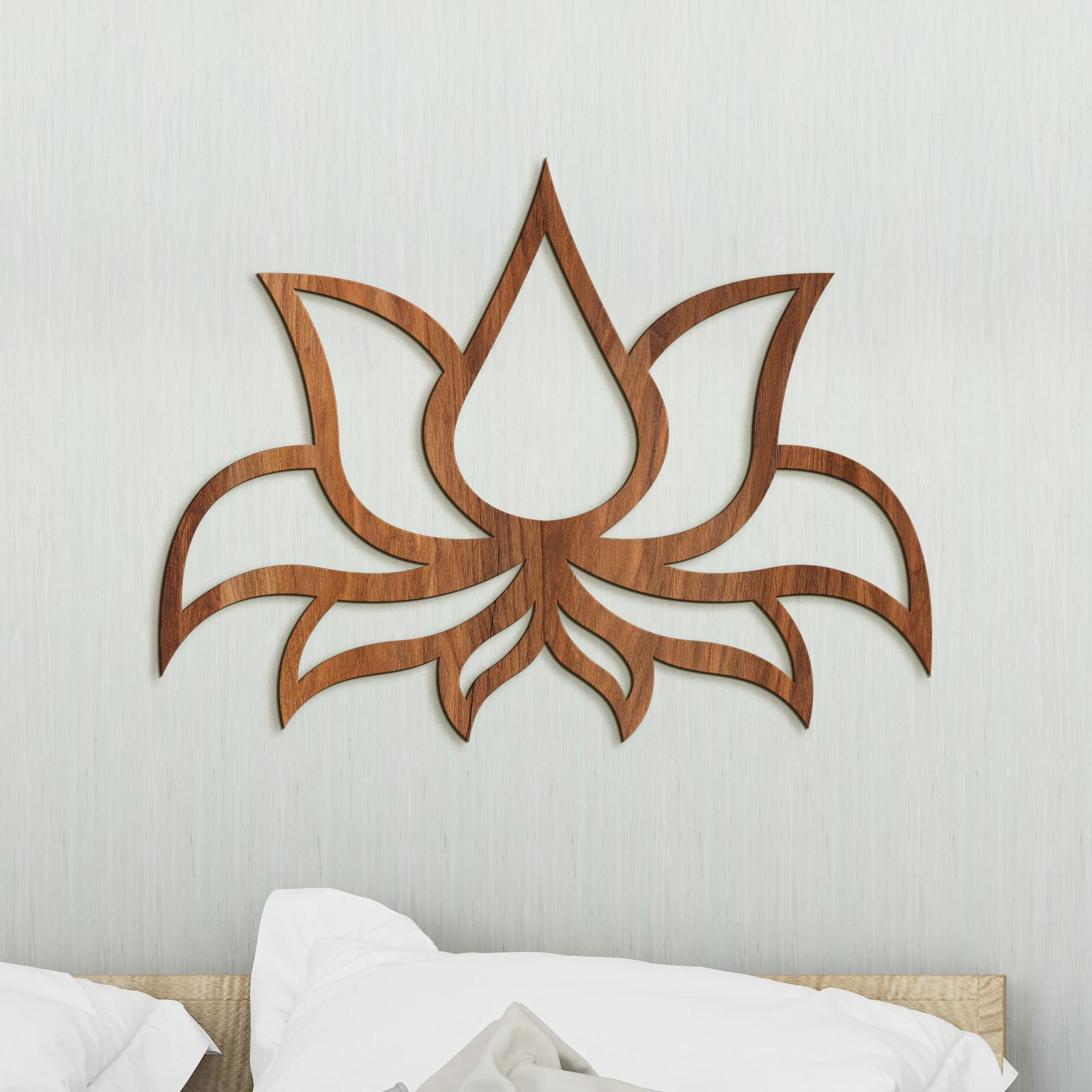 Drevený obraz Lotosový kvet-DREVTEX