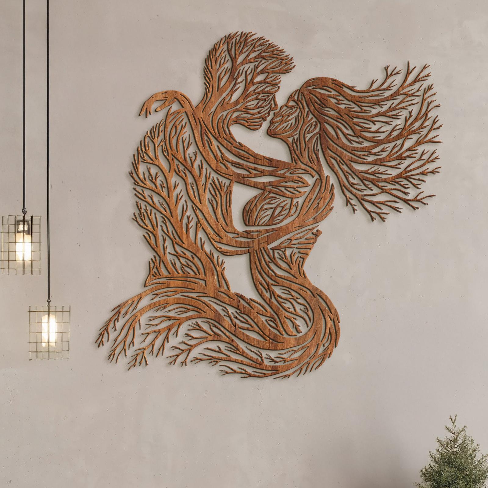 Dekoracia zamilovany par-DREVTEX