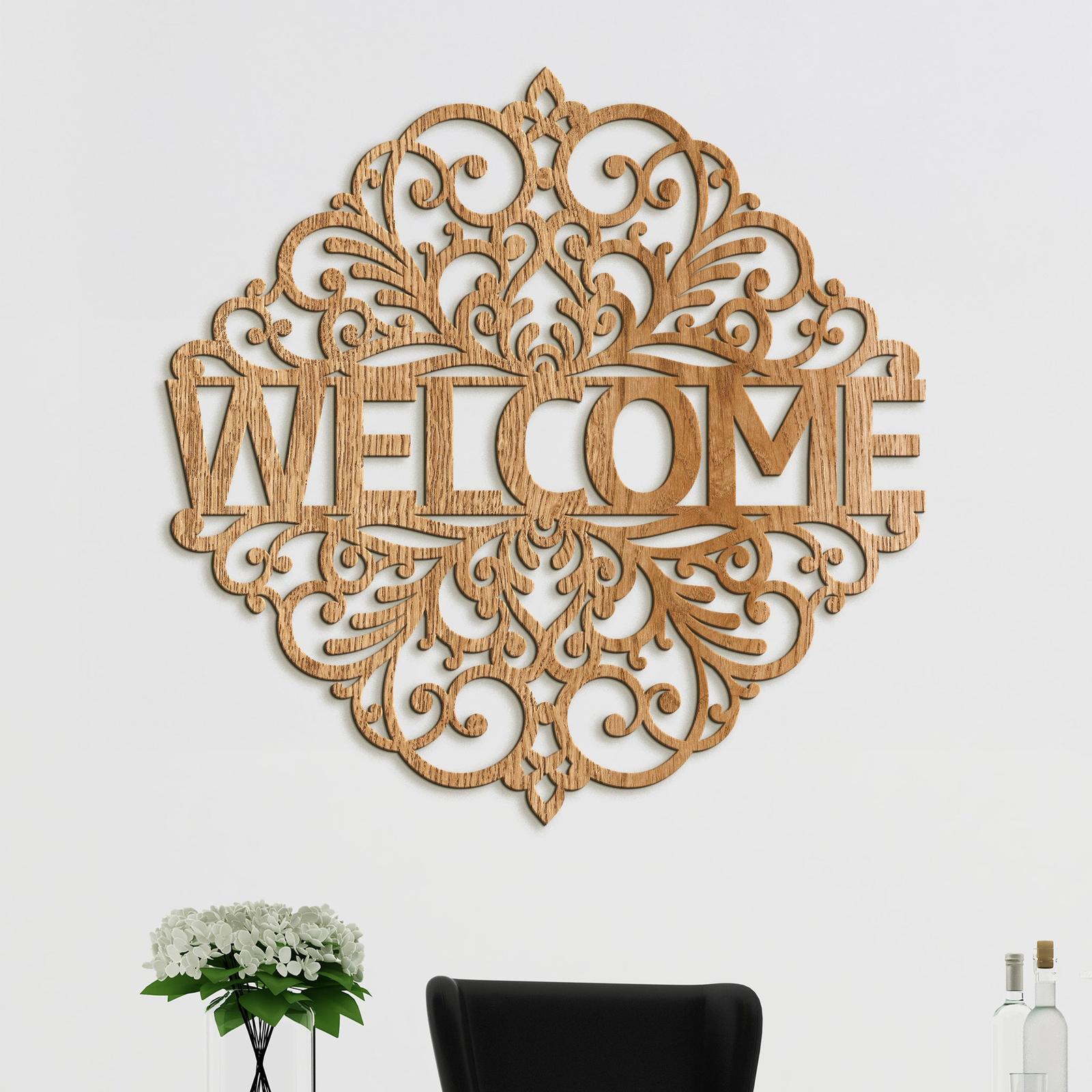 Drevený nápis WELCOME-DREVTEX