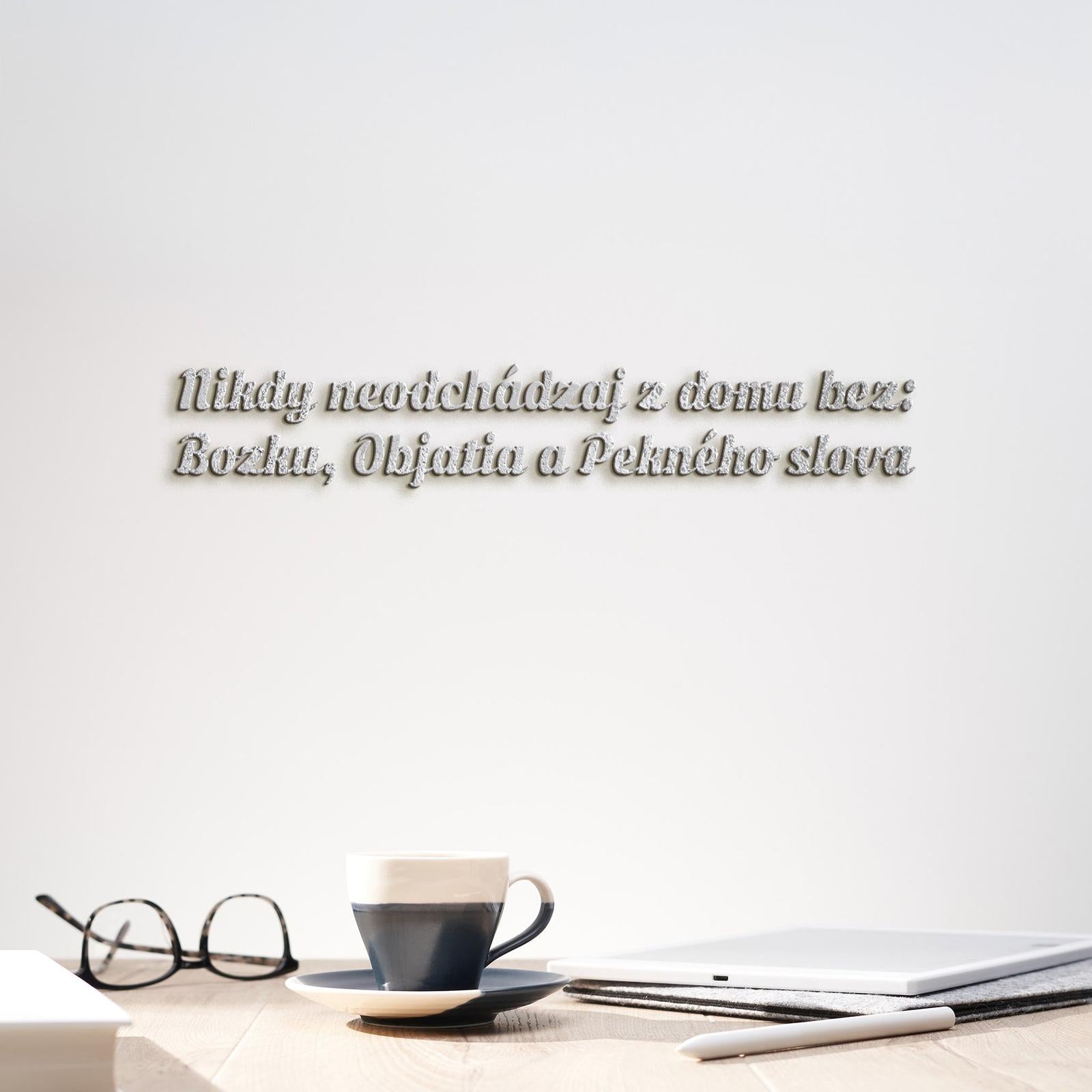 Drevený nápis pravidlá rodiny-DREVTEX