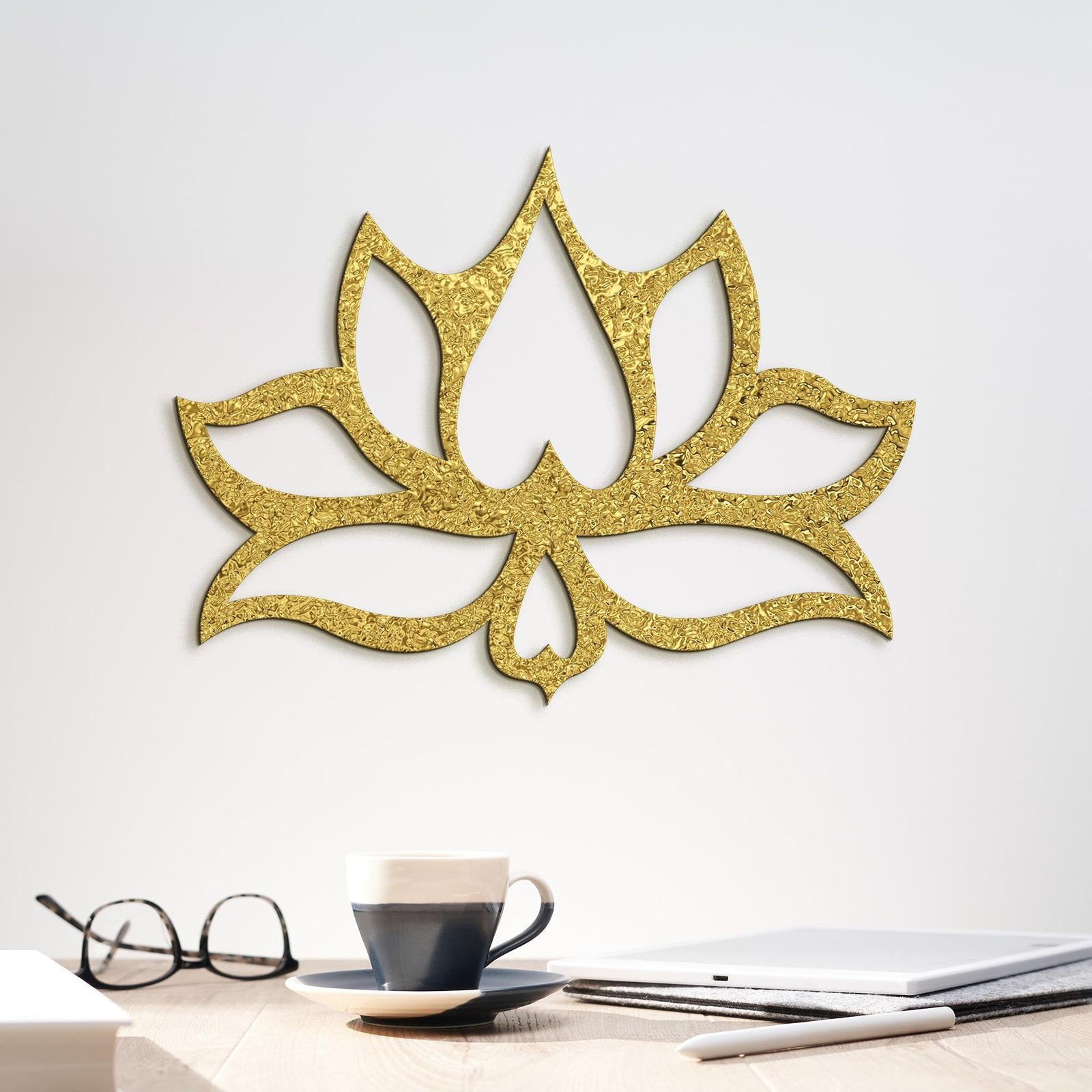 Drevený obraz na stenu Kvet LOTOS-DREVTEX