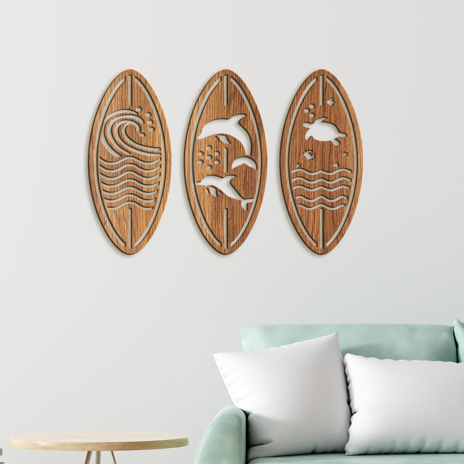 Trojdielny obraz SEA-DREVTEX