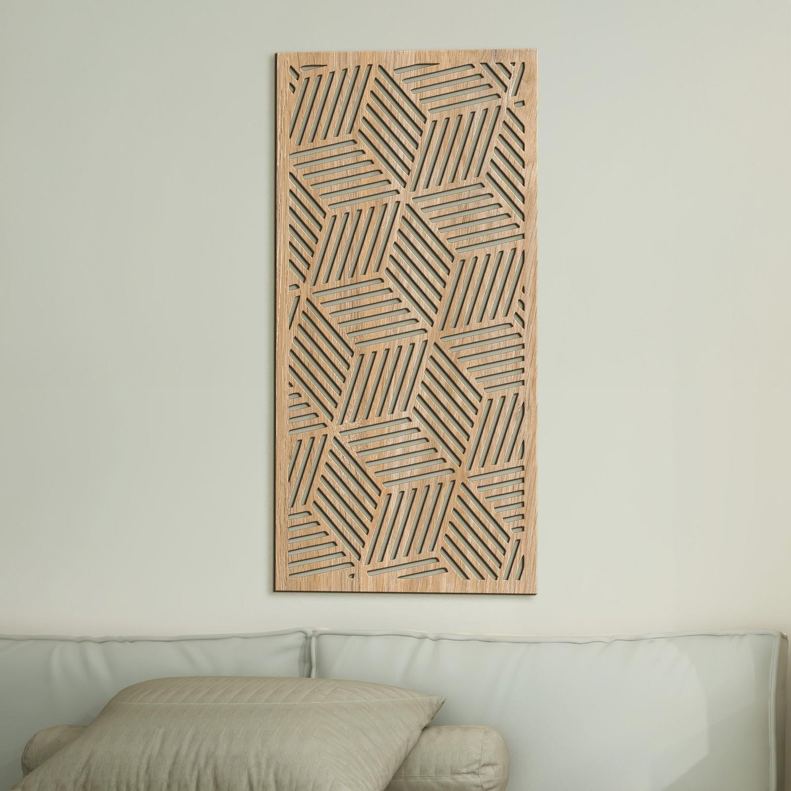 Obraz na stenu Geometrický panel-DREVTEX