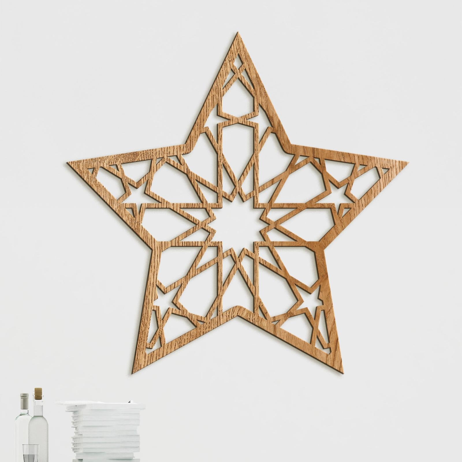 Obraz hviezda plna Elegancie-DREVTEX