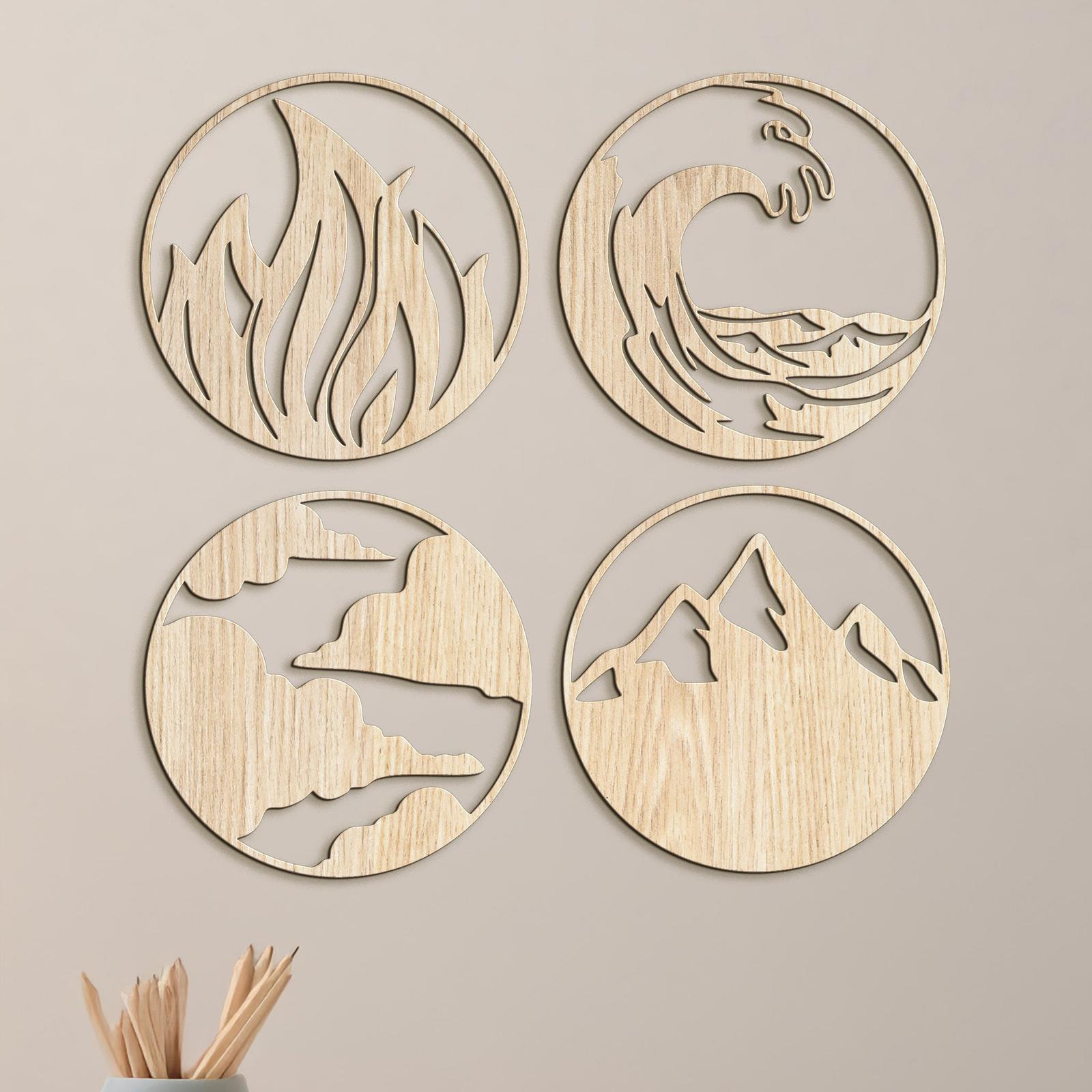 Moderný obraz ŽIVLY PRÍRODY-DREVTEX