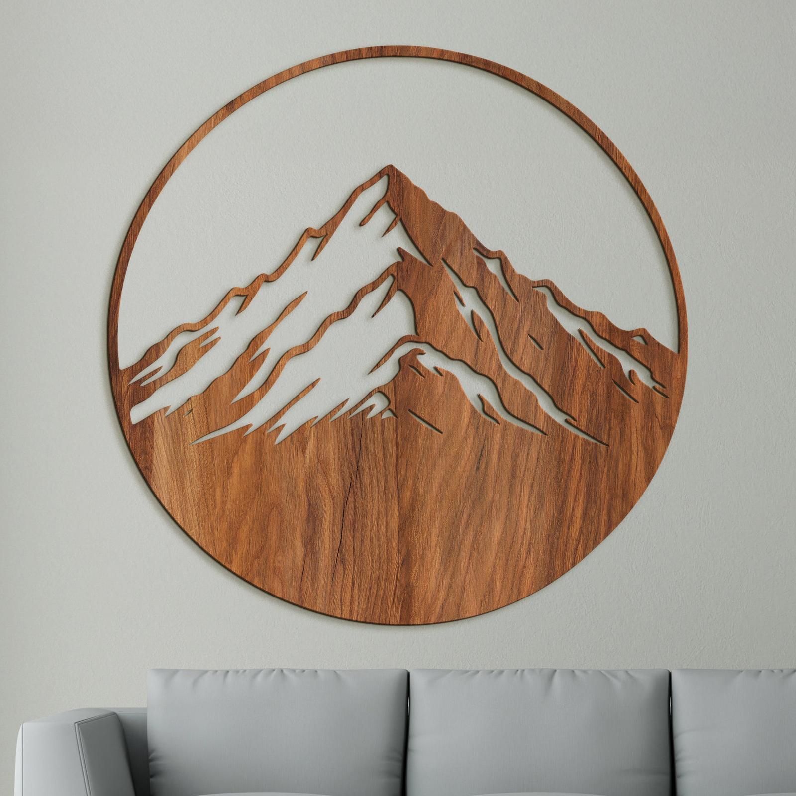 Drevený obraz Horská majestátnosť-DREVTEX