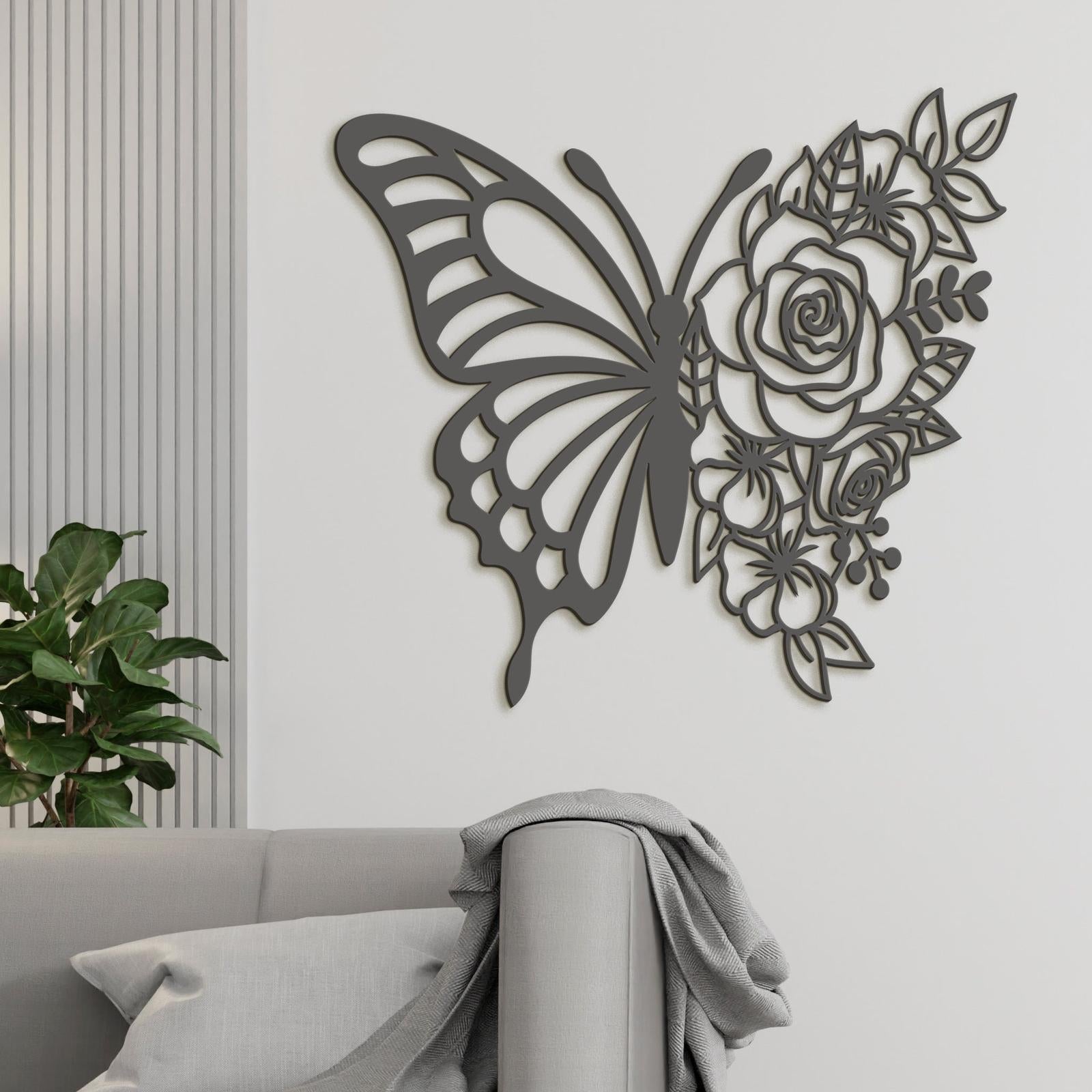 Dreveny obraz Motyl-DREVTEX