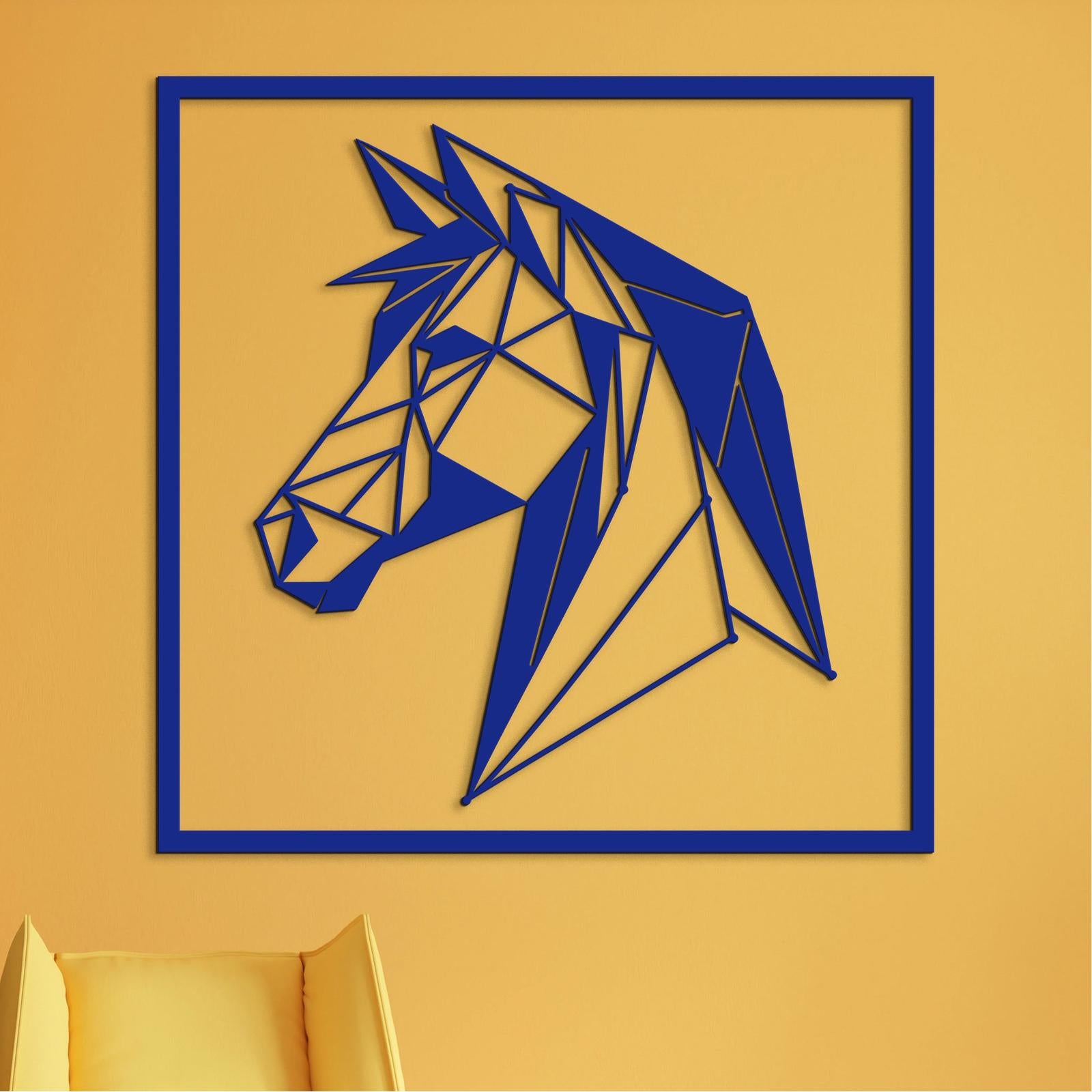 Drevený obraz silueta koňa-DREVTEX