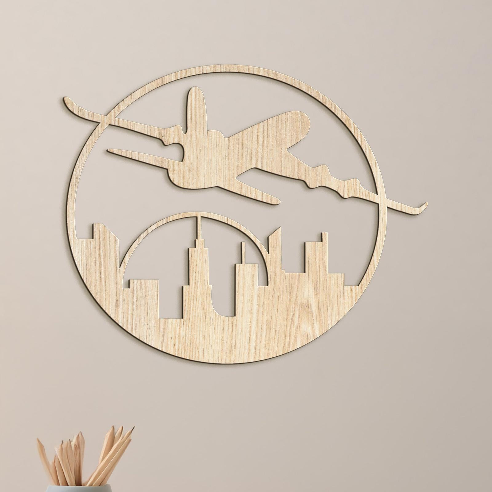 Dreveny obraz na stenu fly-DREVTEX