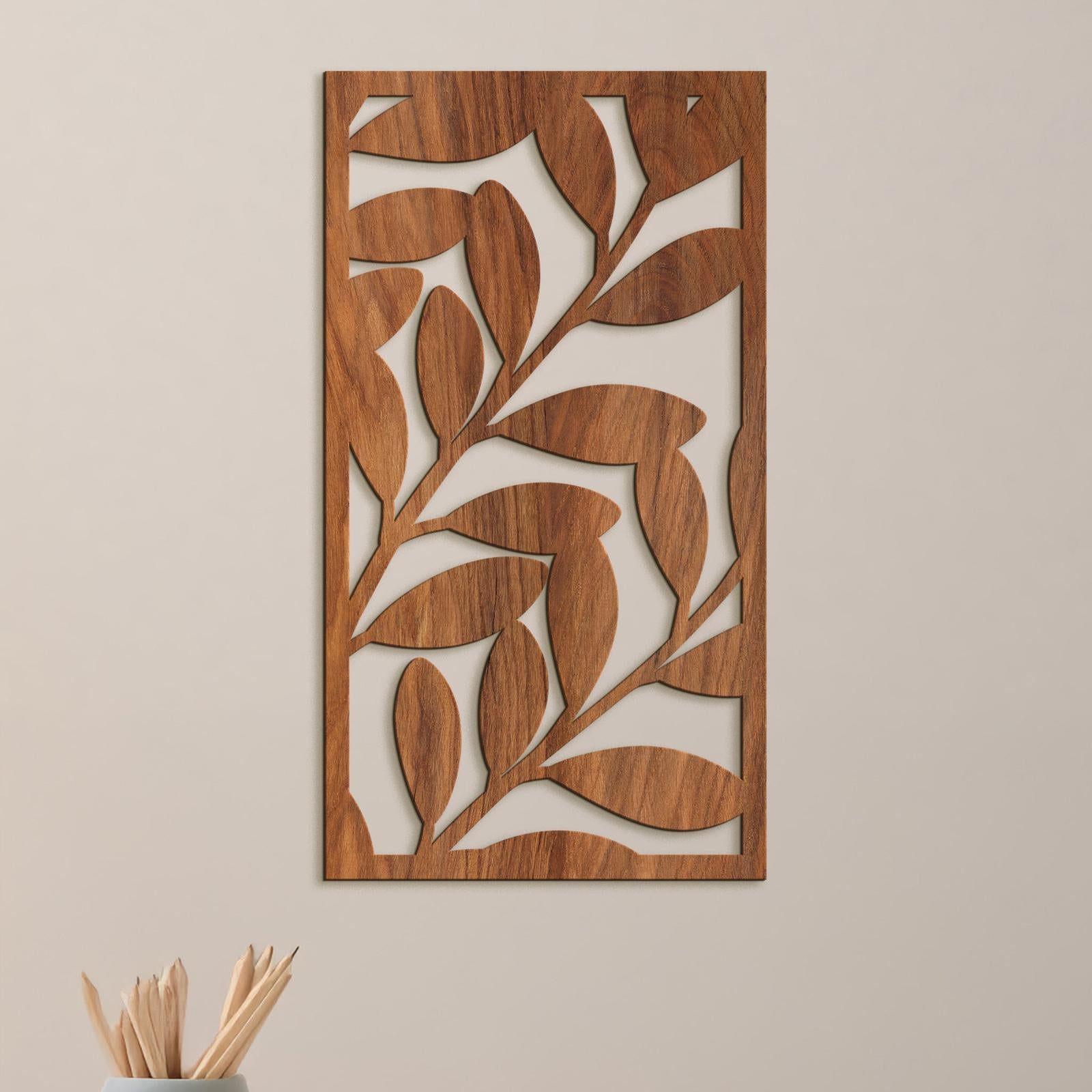 Romantický drevený obraz Boho Flower-DREVTEX