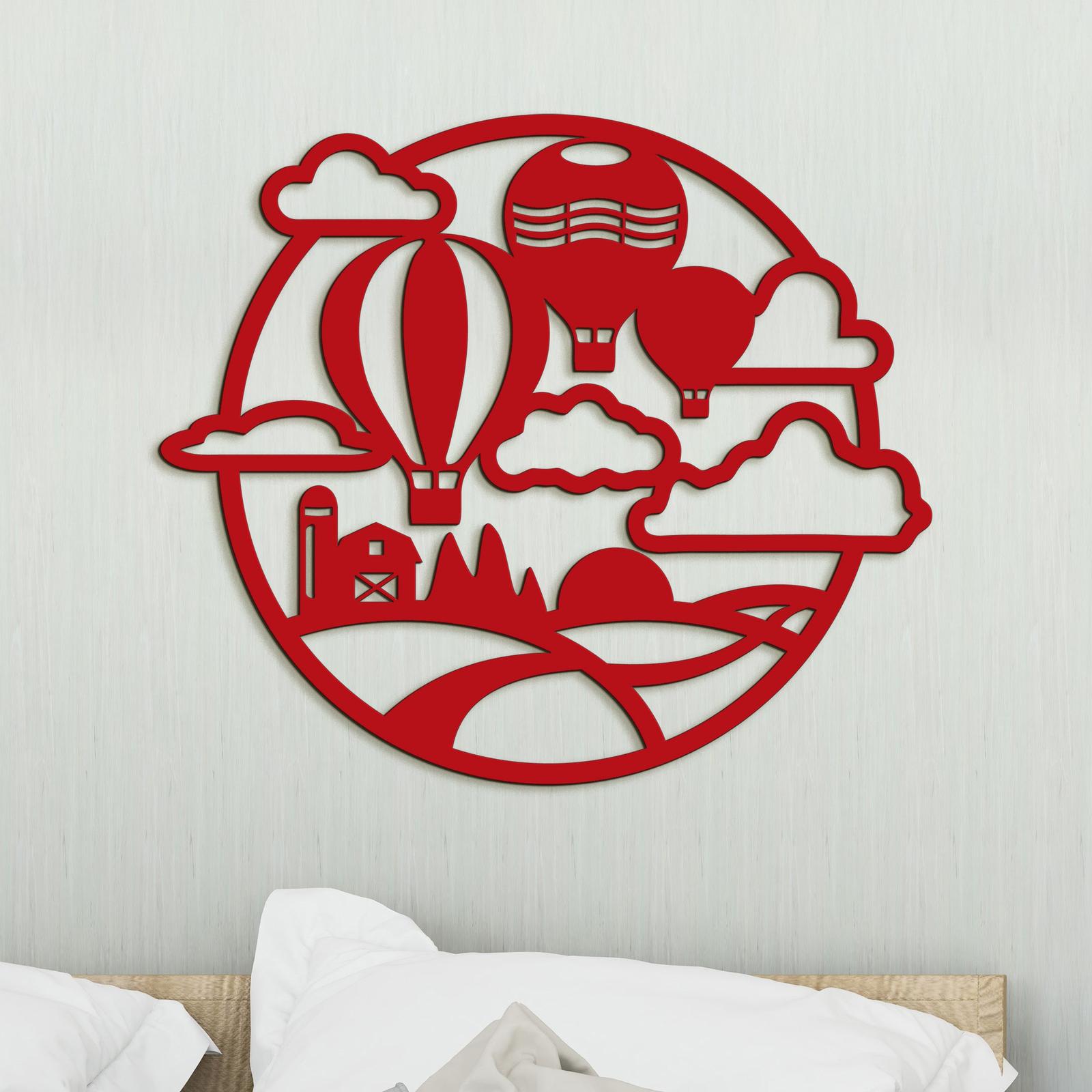 Dreveny obraz Let balónom-DREVTEX