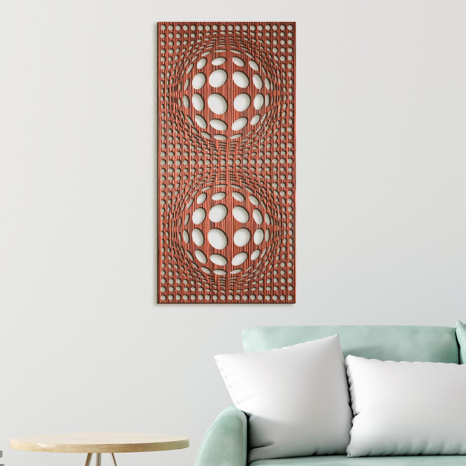 Drevený obraz na stenu 3D ilúzia-DREVTEX