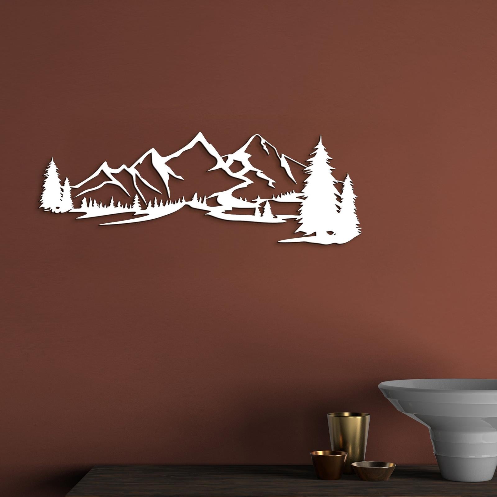 Drevená dekorácia na stenu HORY-DREVTEX