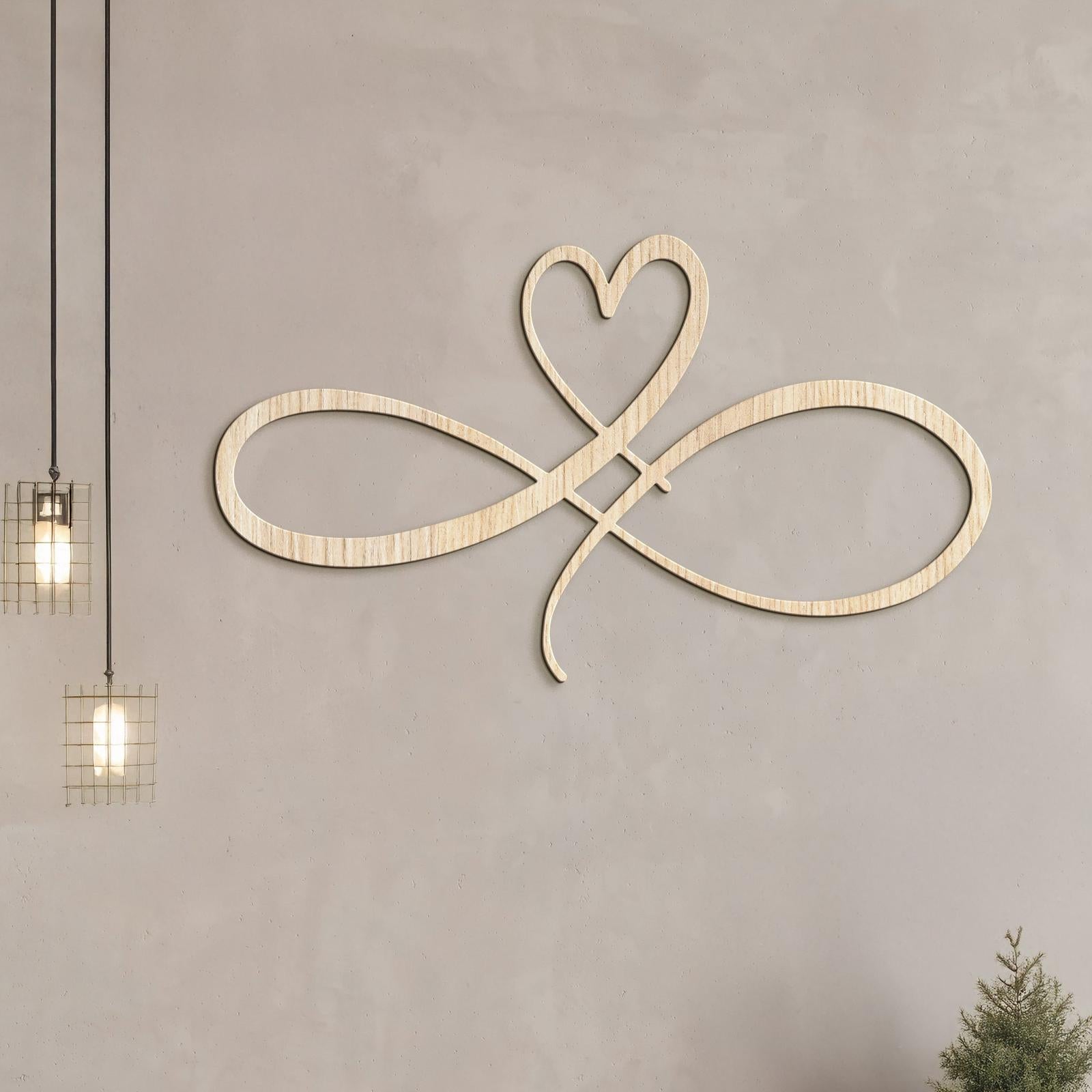 Romantický obraz na stenu SRDCE-DREVTEX