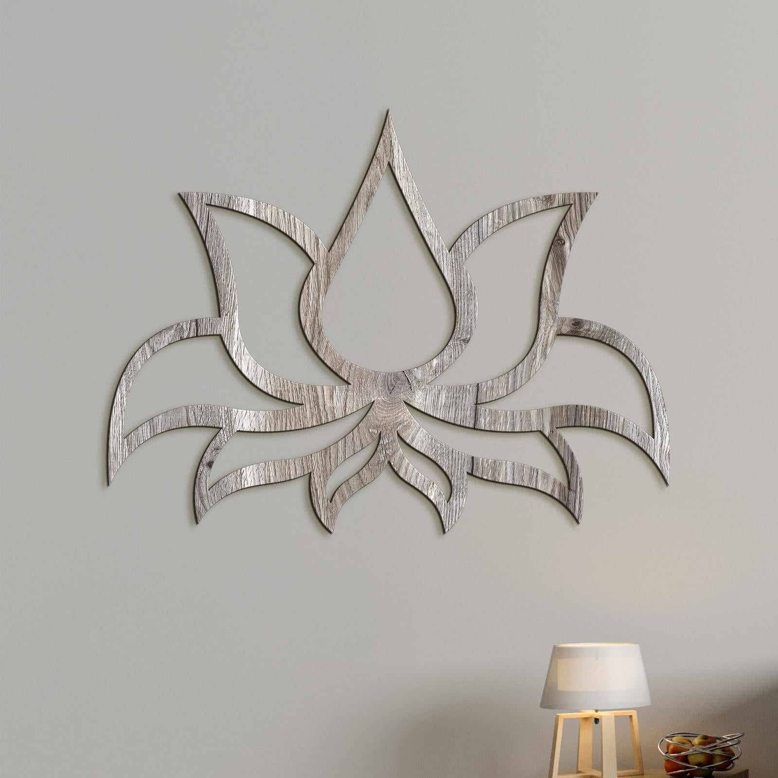 Drevený obraz Lotosový kvet-DREVTEX