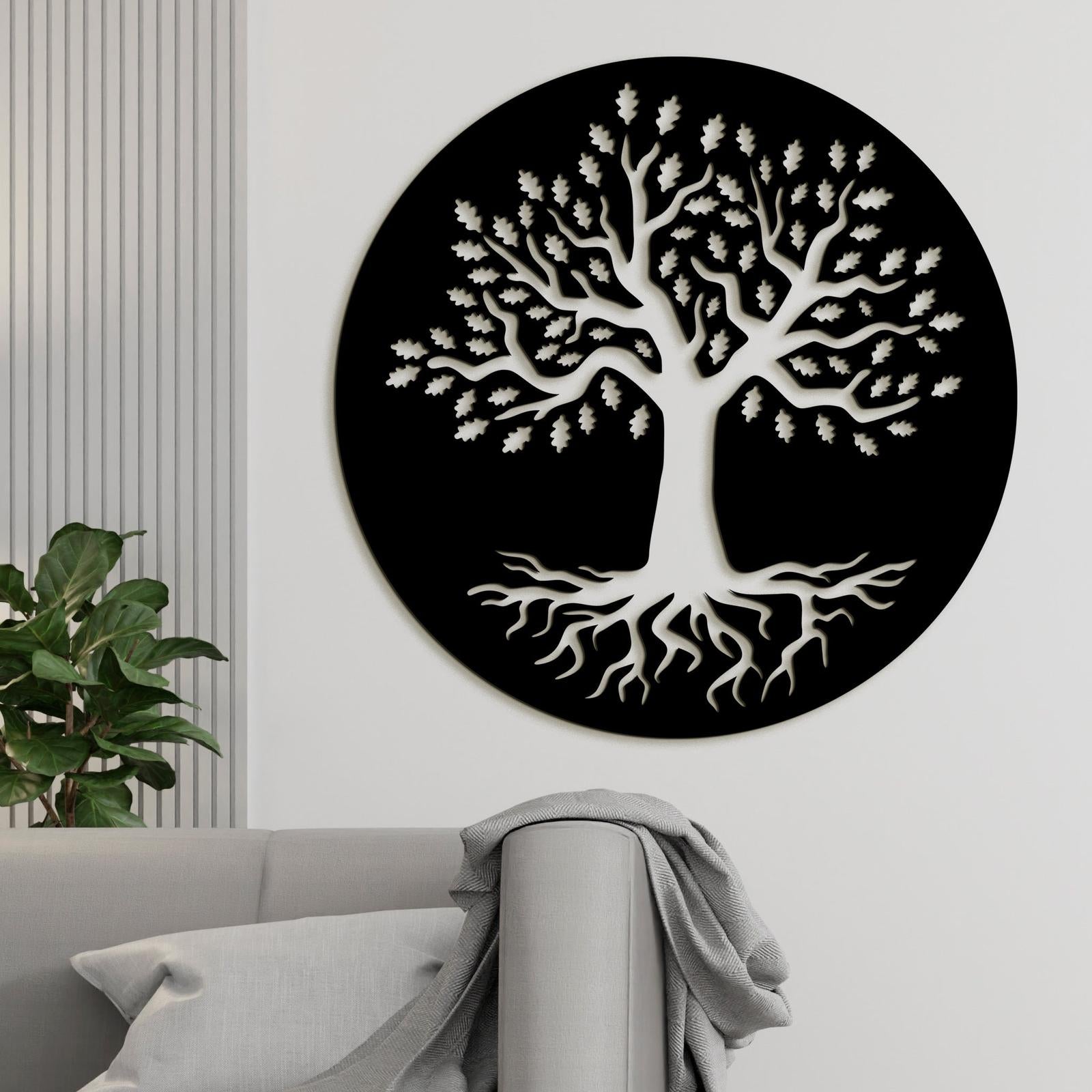 Drevený strom života Korene-DREVTEX