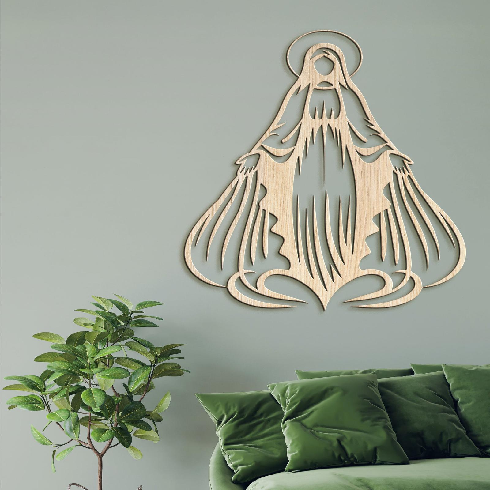 Drevený obraz Panna Mária-DREVTEX