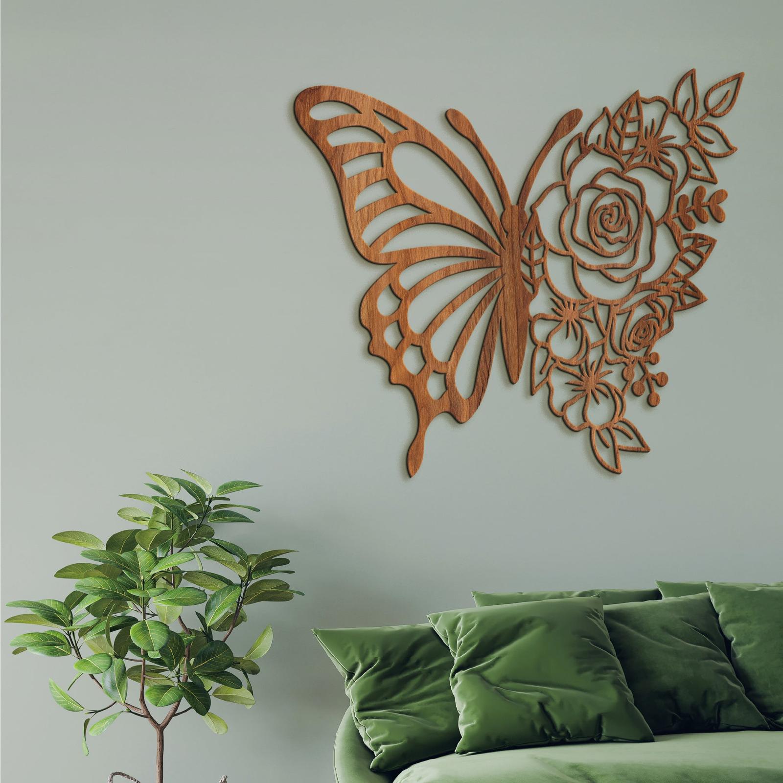 Dreveny obraz Motyl-DREVTEX