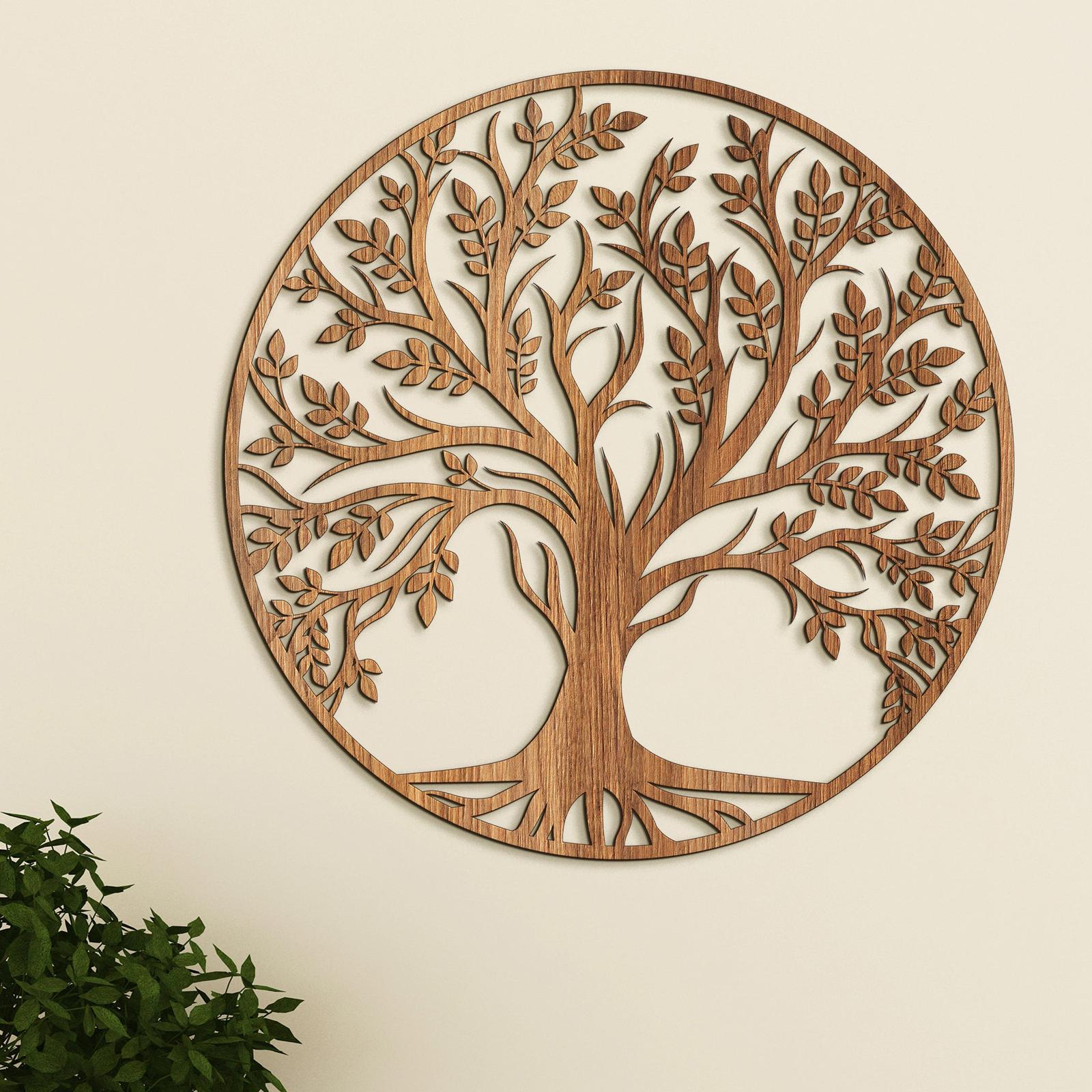 Drevený strom života FLOWER-DREVTEX