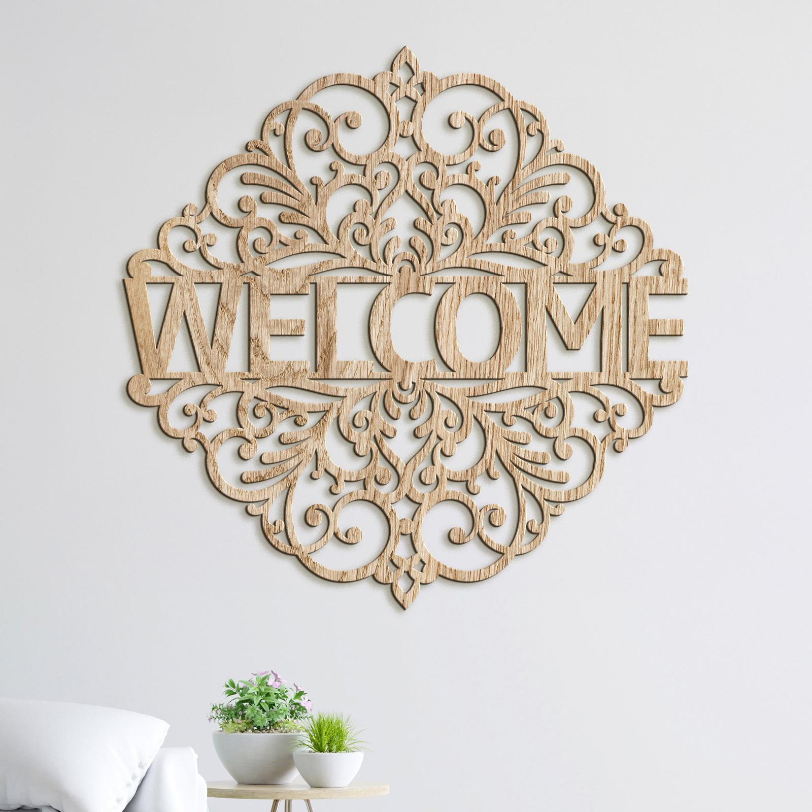 Drevený nápis WELCOME-DREVTEX