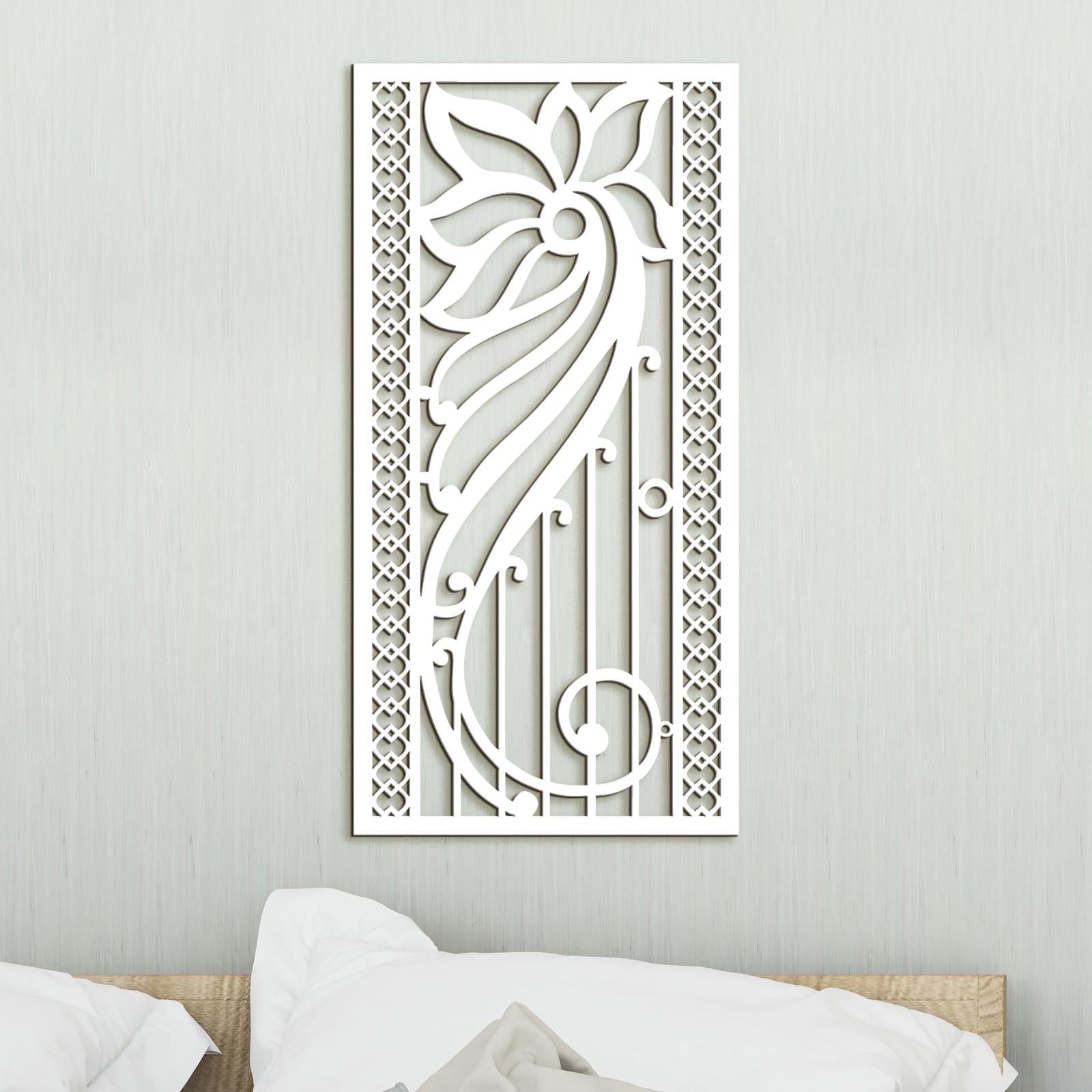 Kvetinova mandala na stenu-DREVTEX